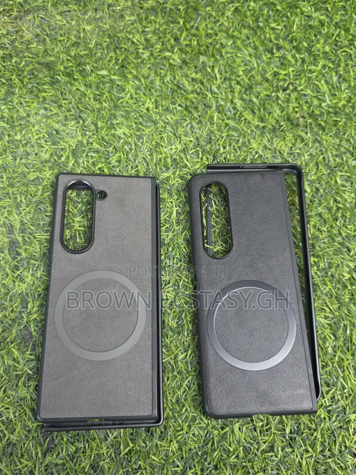 Samsung Galaxy Z Fold 4/5/6/7/8 Ultra Leather Case With Magsafe Ring