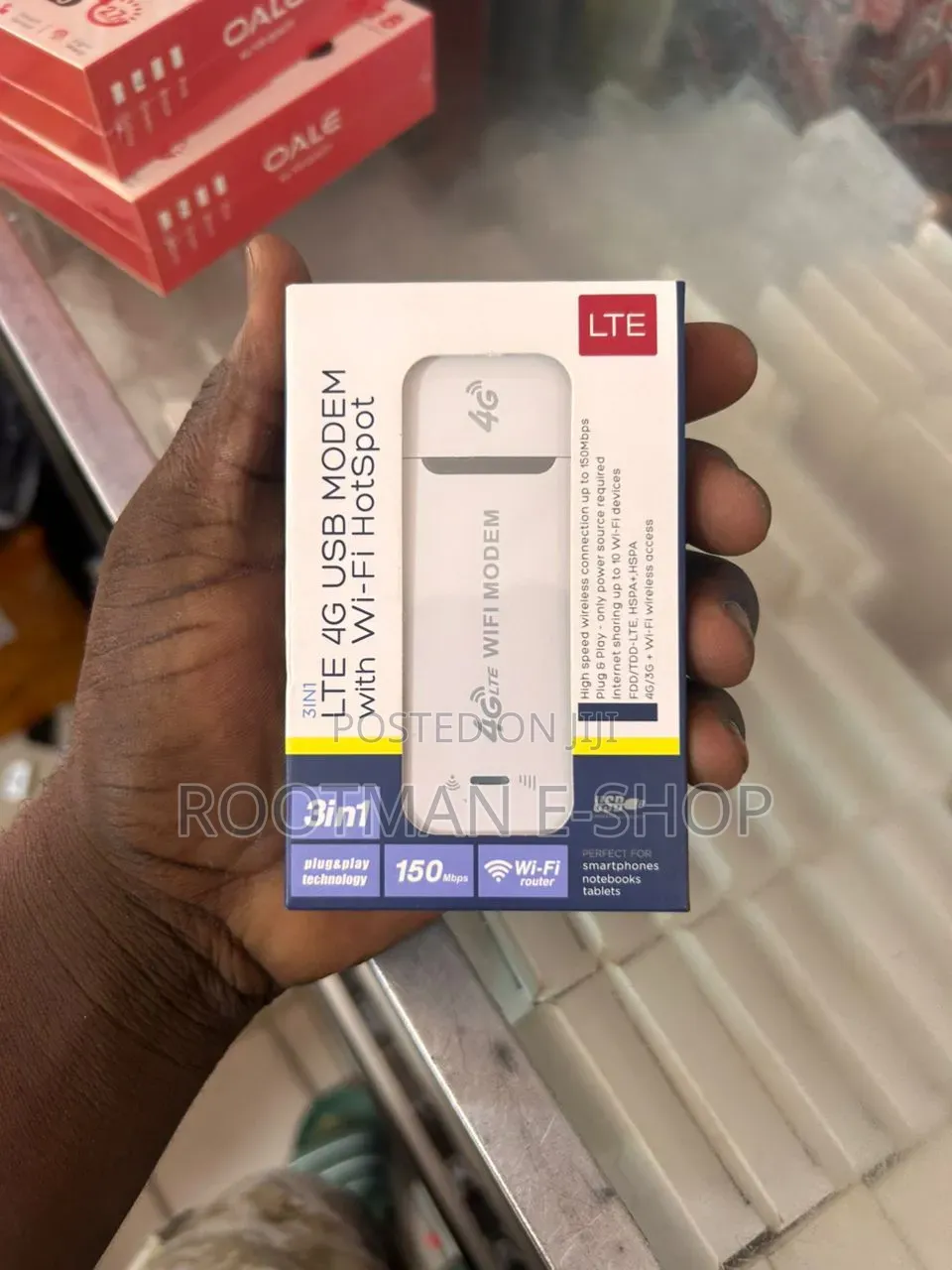 3in1 Lte 4g Usb Modem With Wi-Fi Hotspot