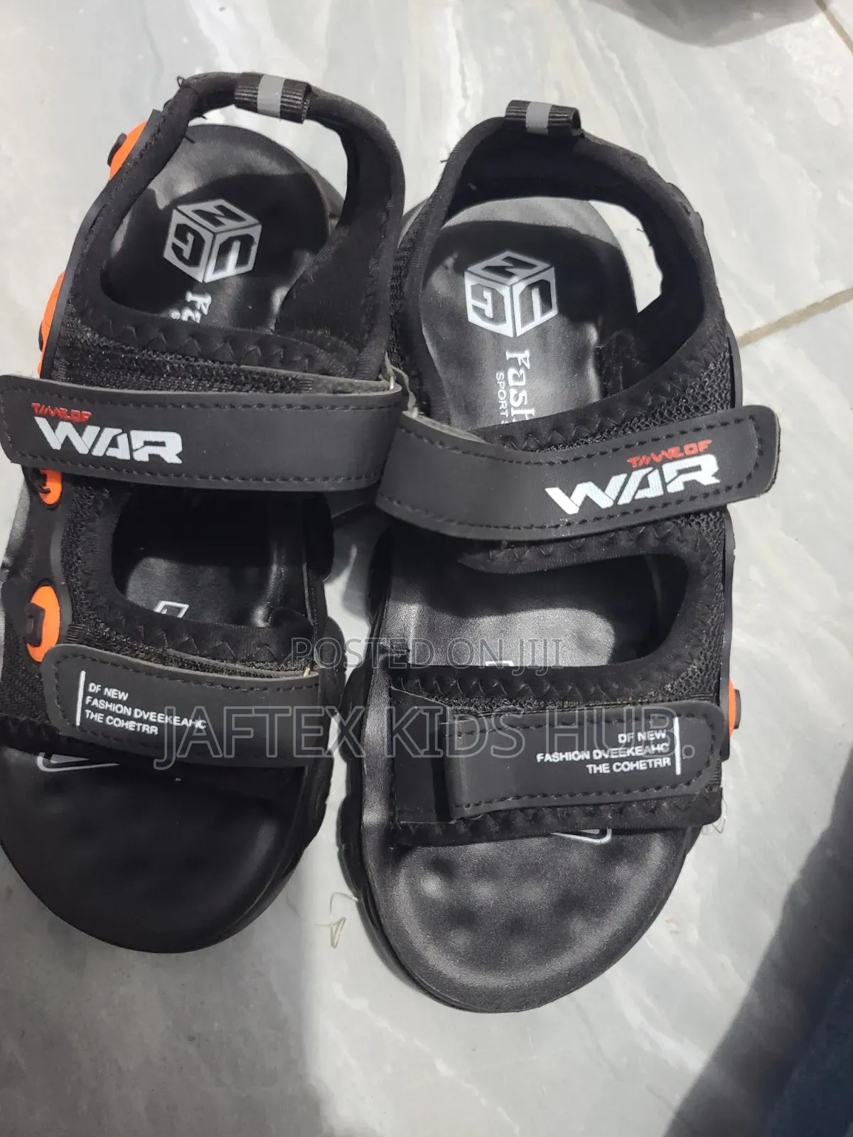 Girls' Black Fashion Sandals