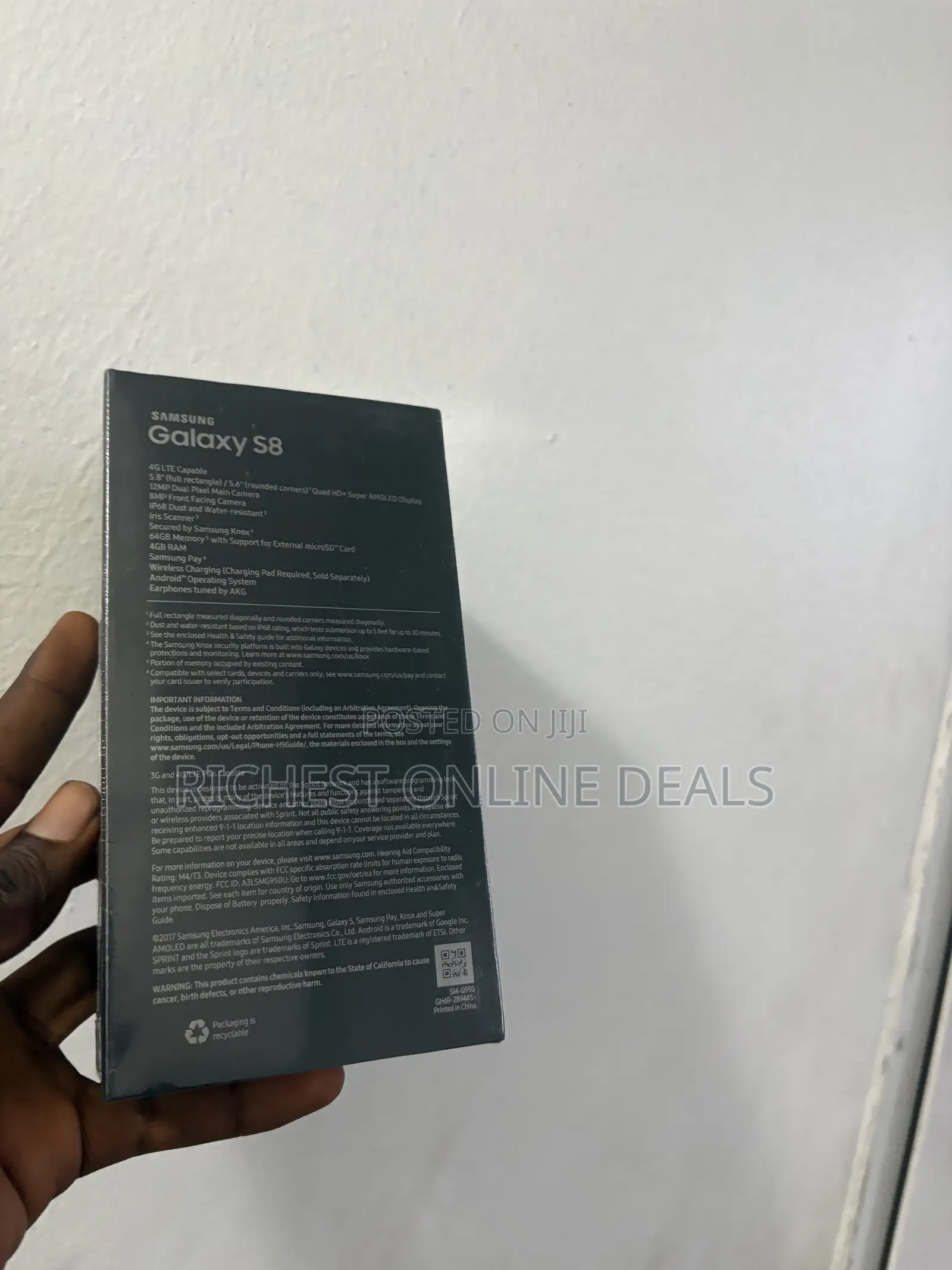 New Samsung Galaxy S8 64 GB Blue