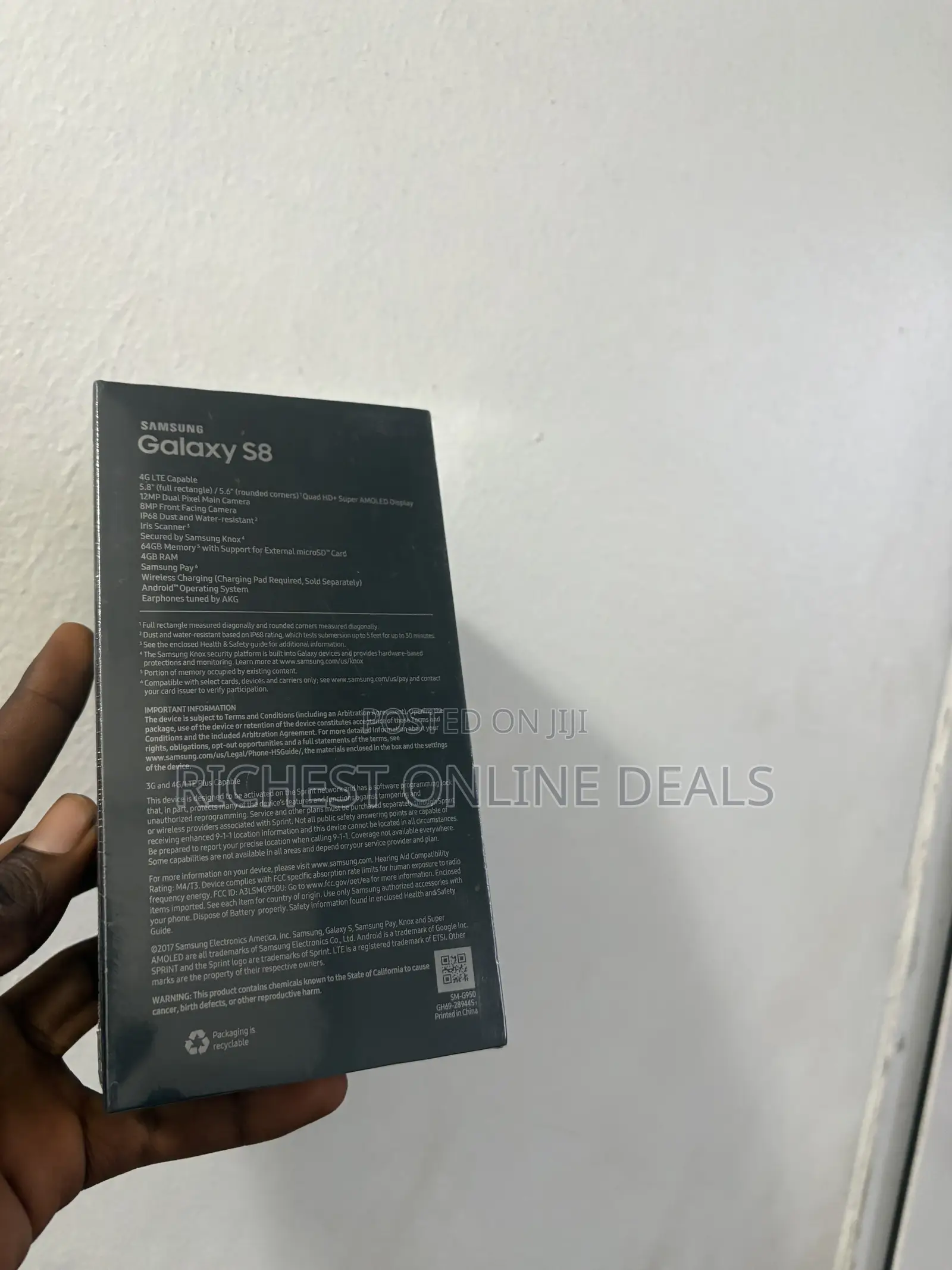 New Samsung Galaxy S8 64 GB Blue