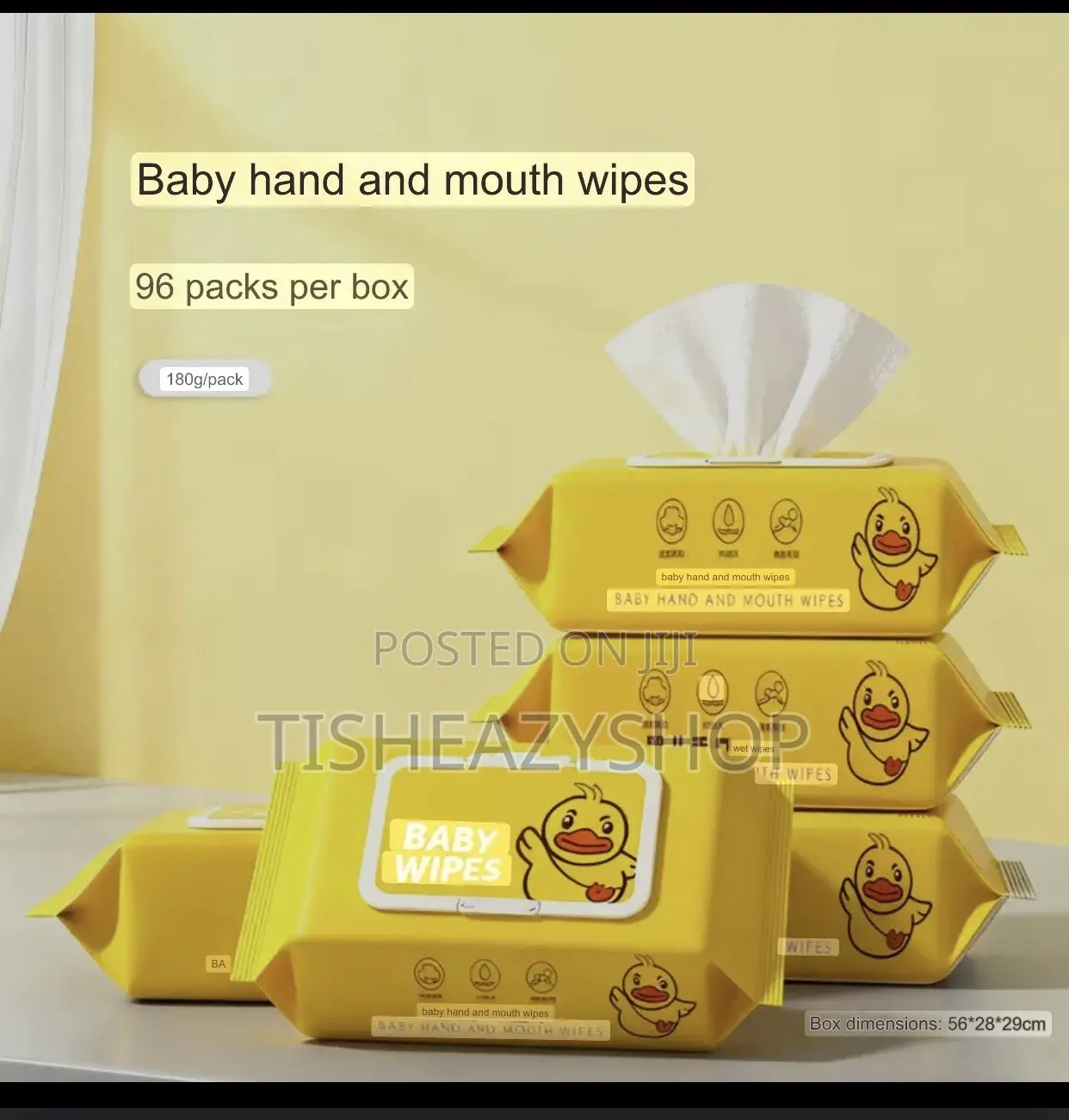 Baby , Hand and Mouth Cleaning Wipse(10pcs in a Pack)