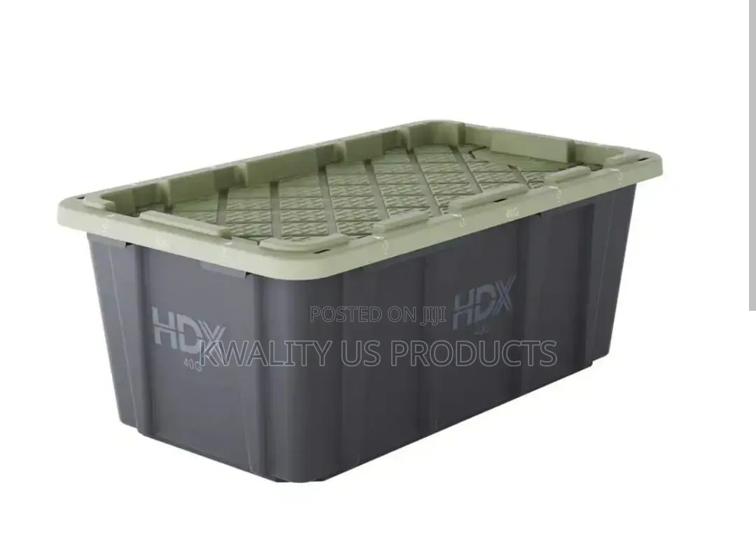 HDX 40-Gallon Tough Plastic Storage Container