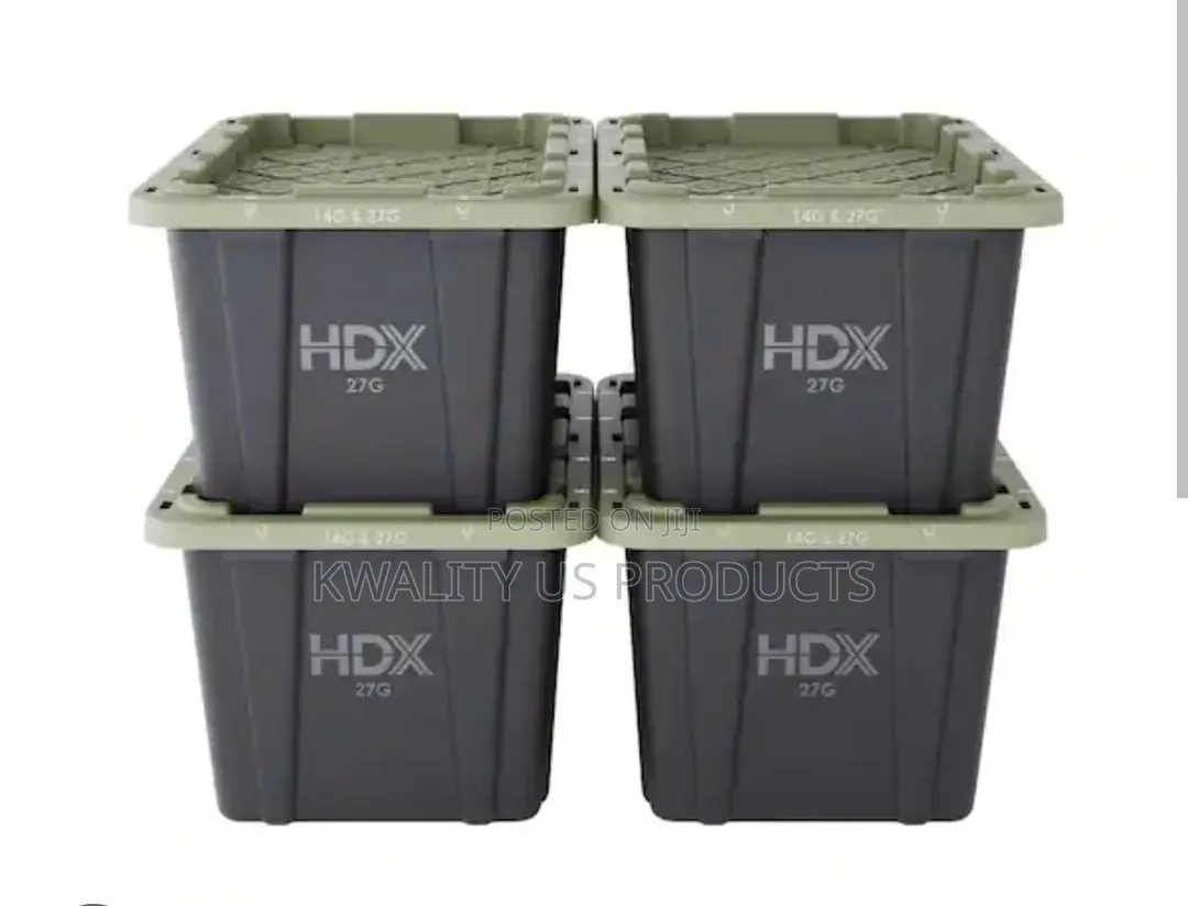 HDX 40-Gallon Tough Plastic Storage Container