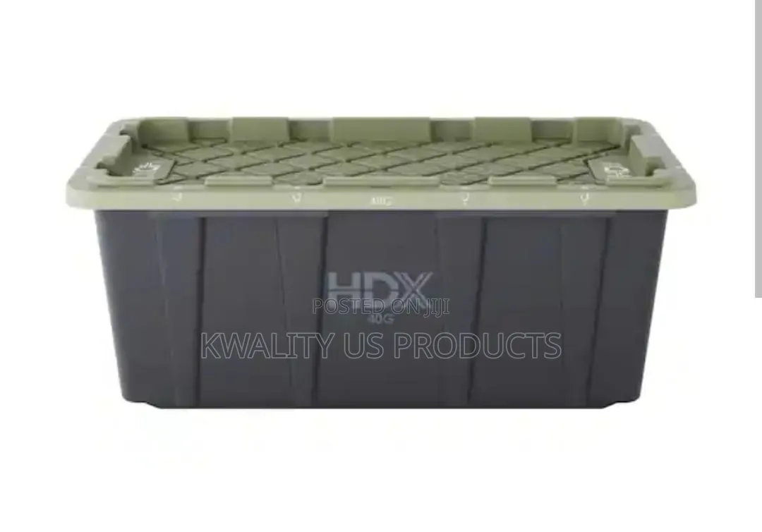 HDX 40-Gallon Tough Plastic Storage Container