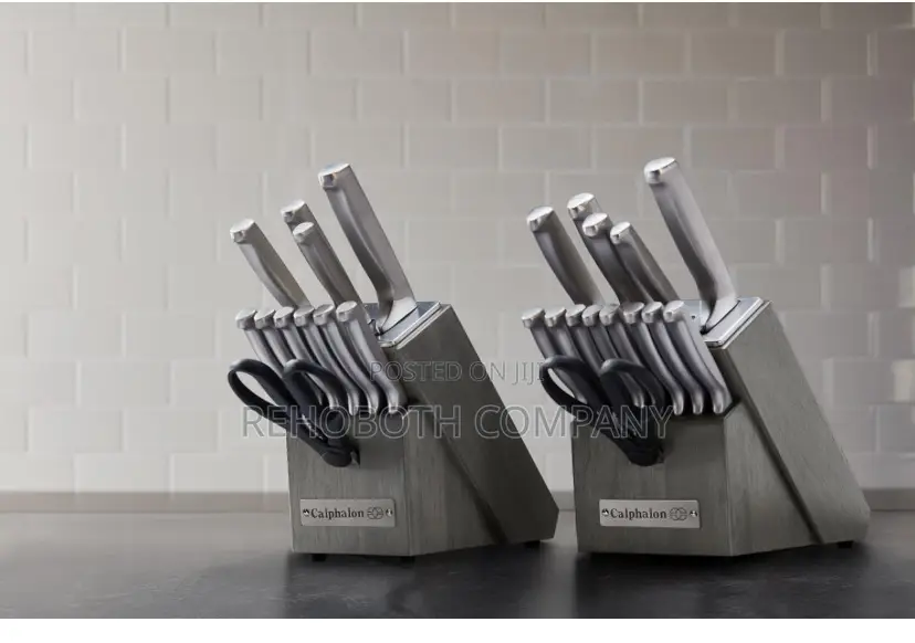 Calphalon Classic 15-Piece Stainless Steel Self Sharpening Knife Block