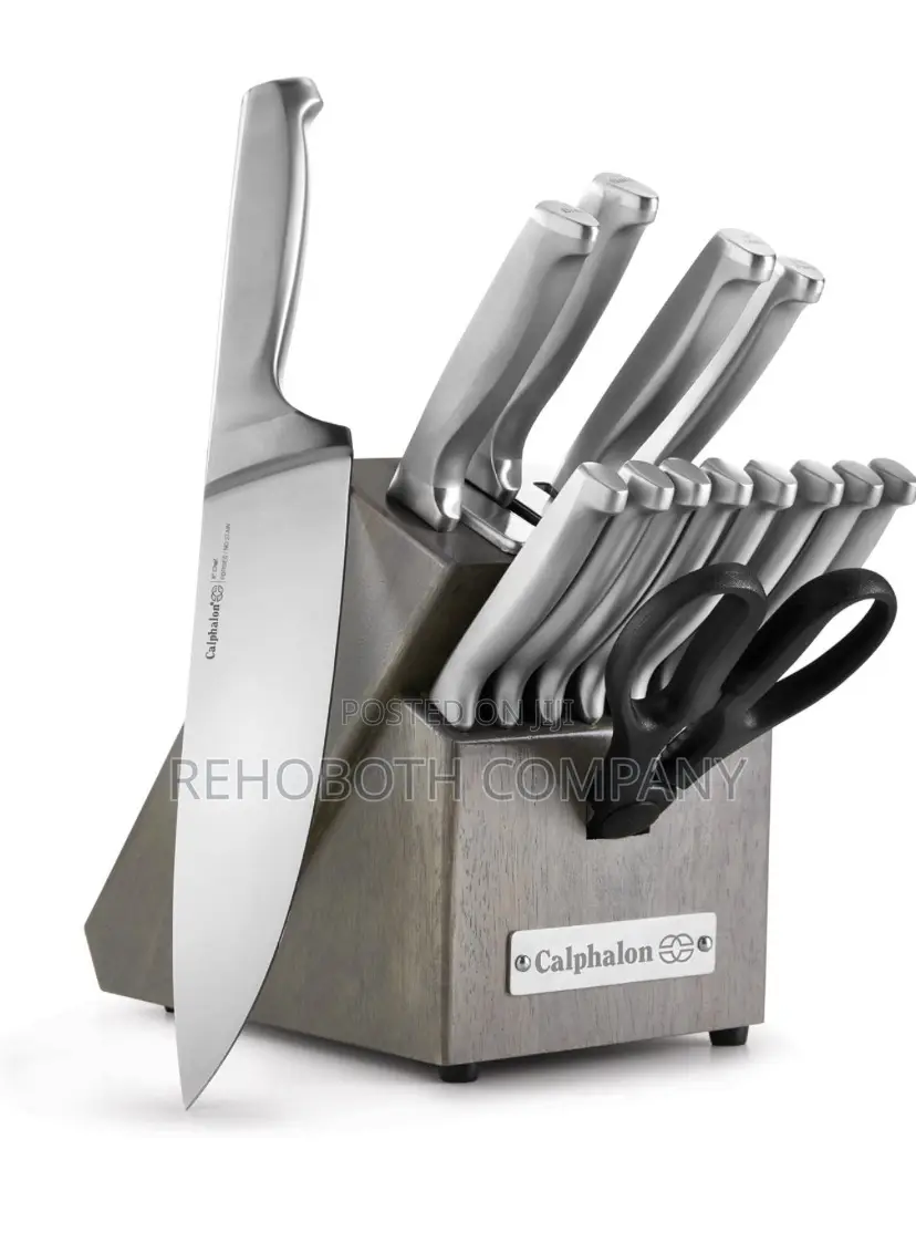 Calphalon Classic 15-Piece Stainless Steel Self Sharpening Knife Block