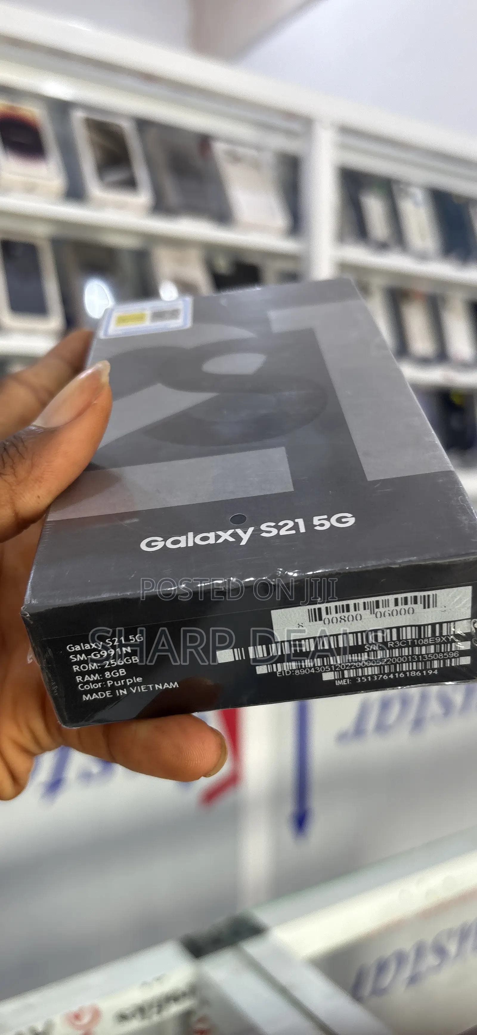 New Samsung Galaxy S21 5G 256 GB Purple