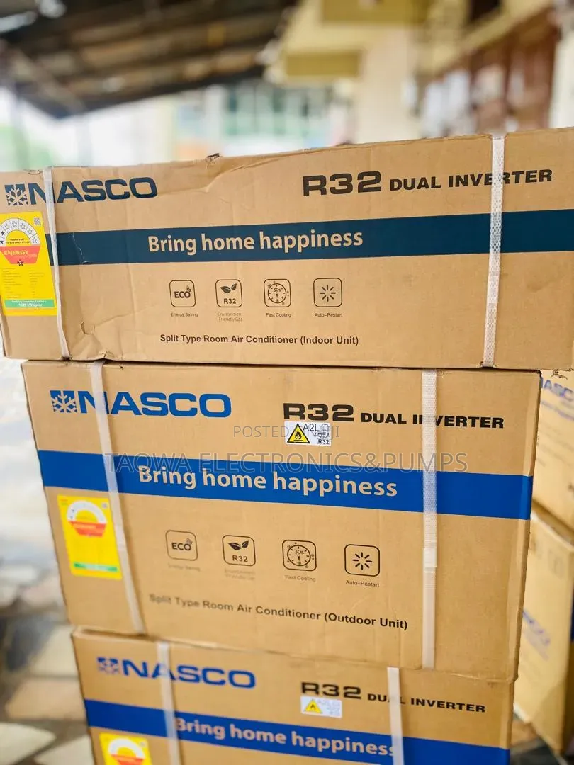 Most - Efficient Nasco 1.5hp Dual Inverter Split R32 Air Conditioner