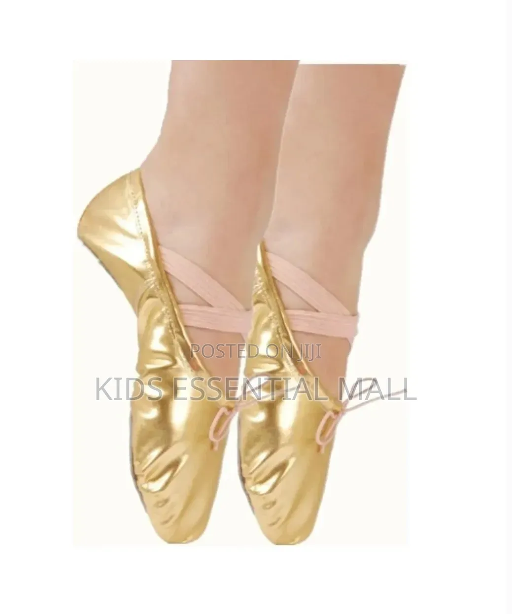 Gold Balllet Shoes Kids