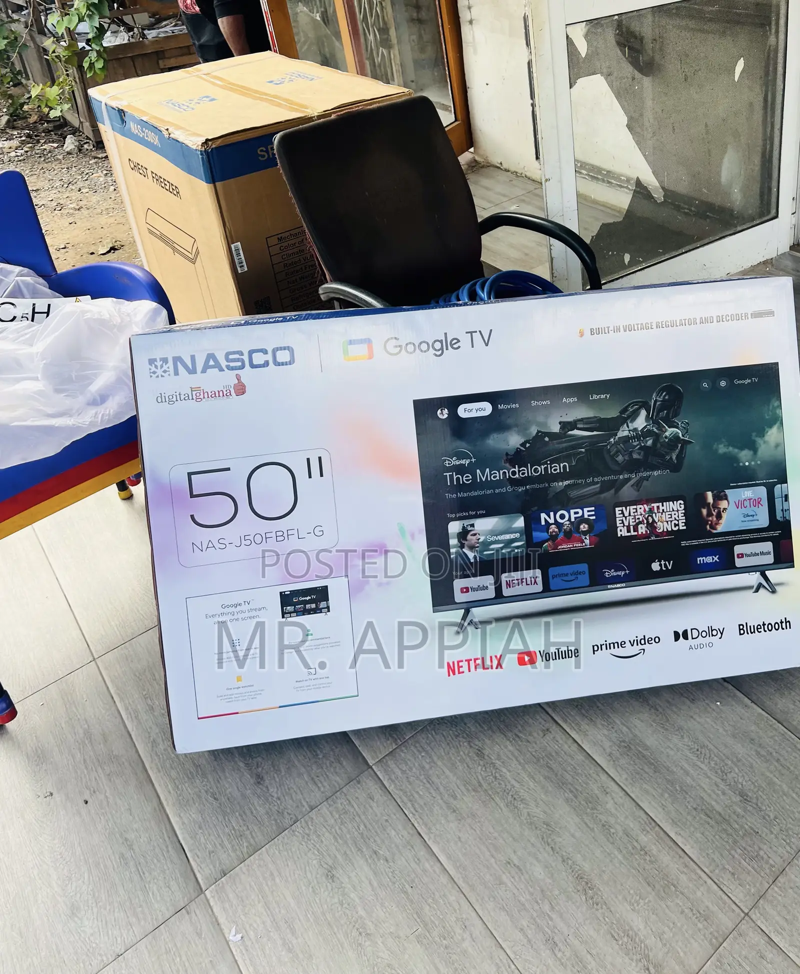 Super Unique Nasco 50” Uhd Smart Digital Satellite Television 