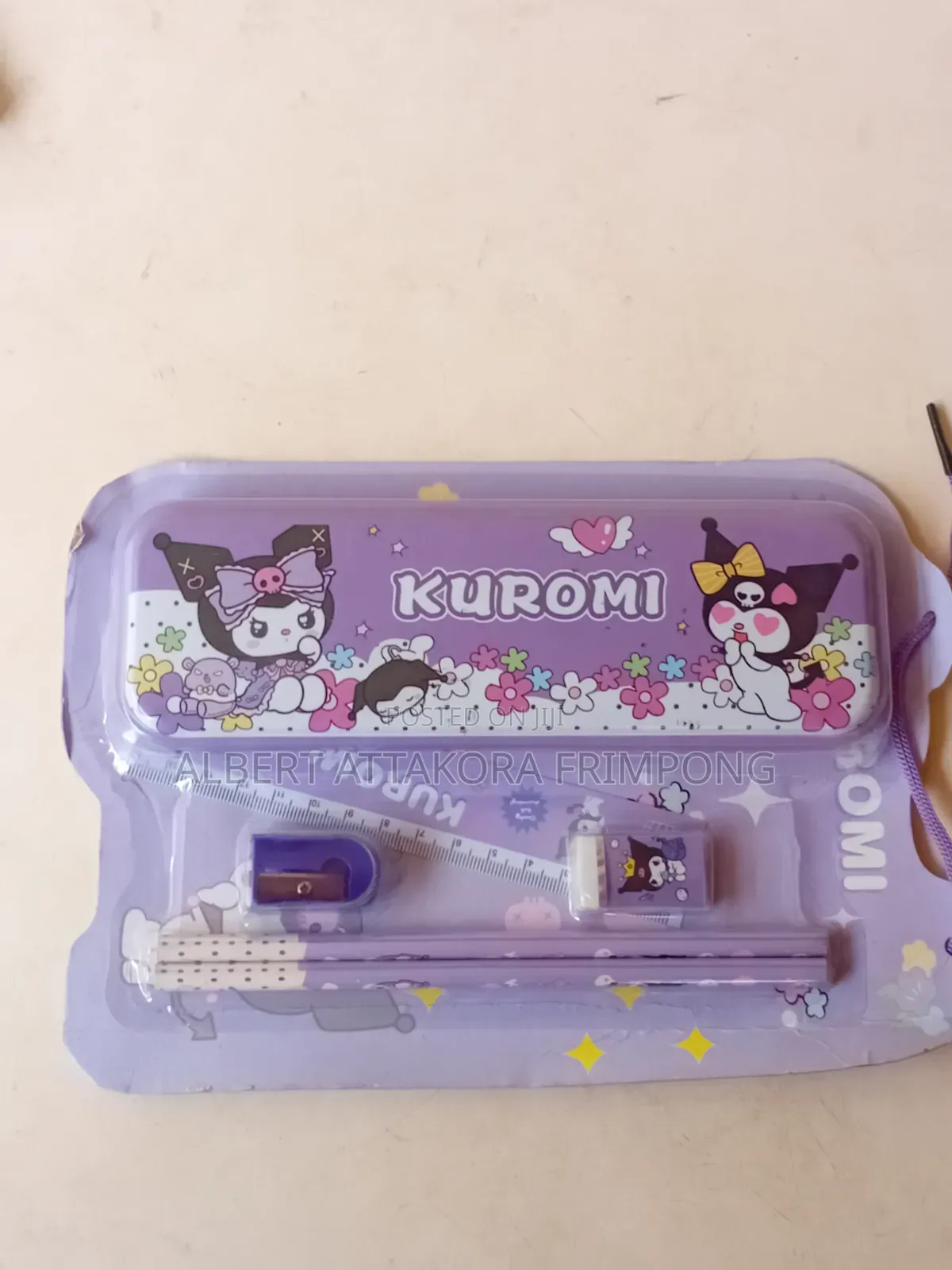 Pencil, Eraser, Shapner, Ruler, and Pencil Case