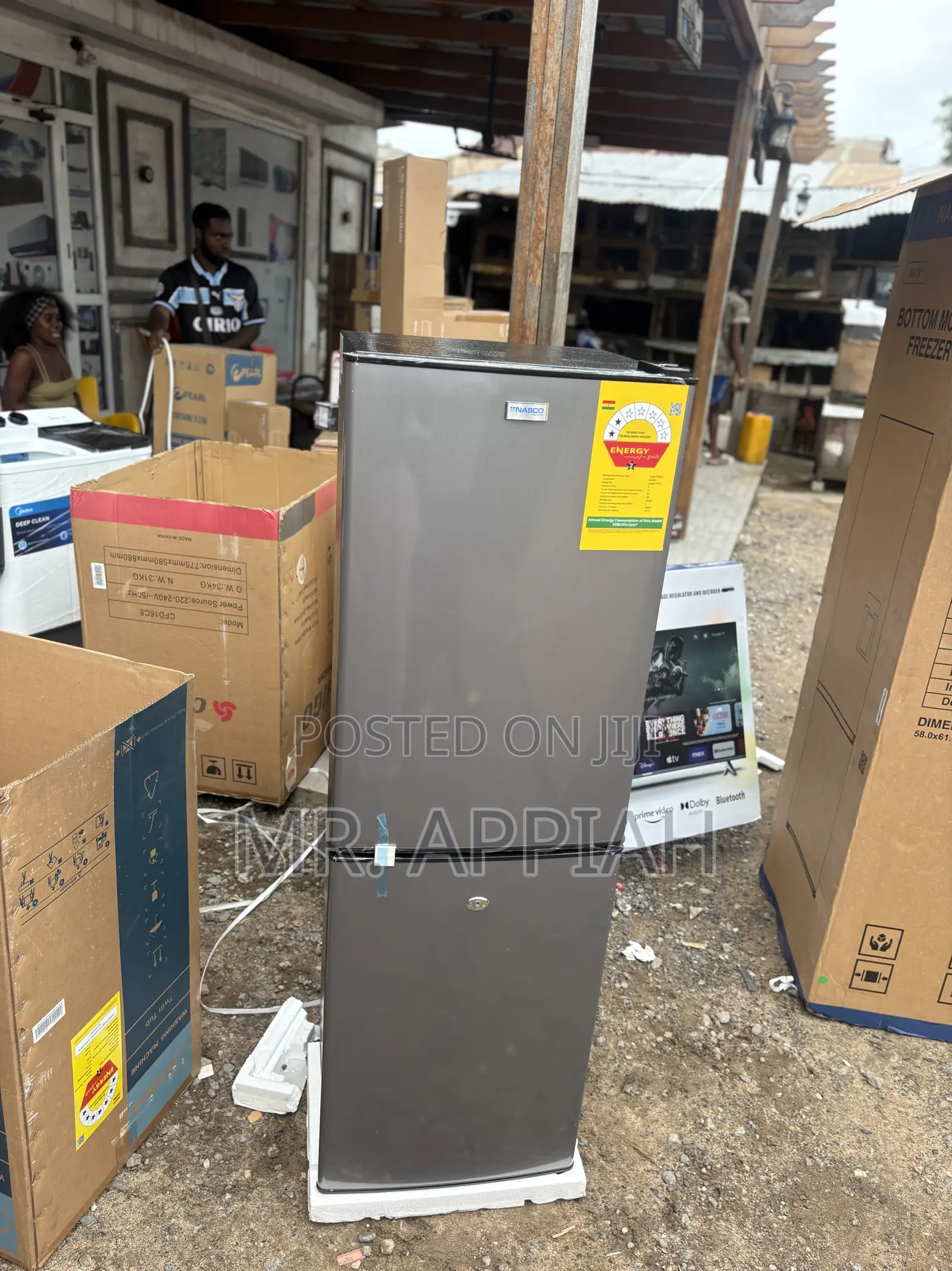 Extremely Unique Nasco 158l Refrigerator(Nasd2-20fl)Gray