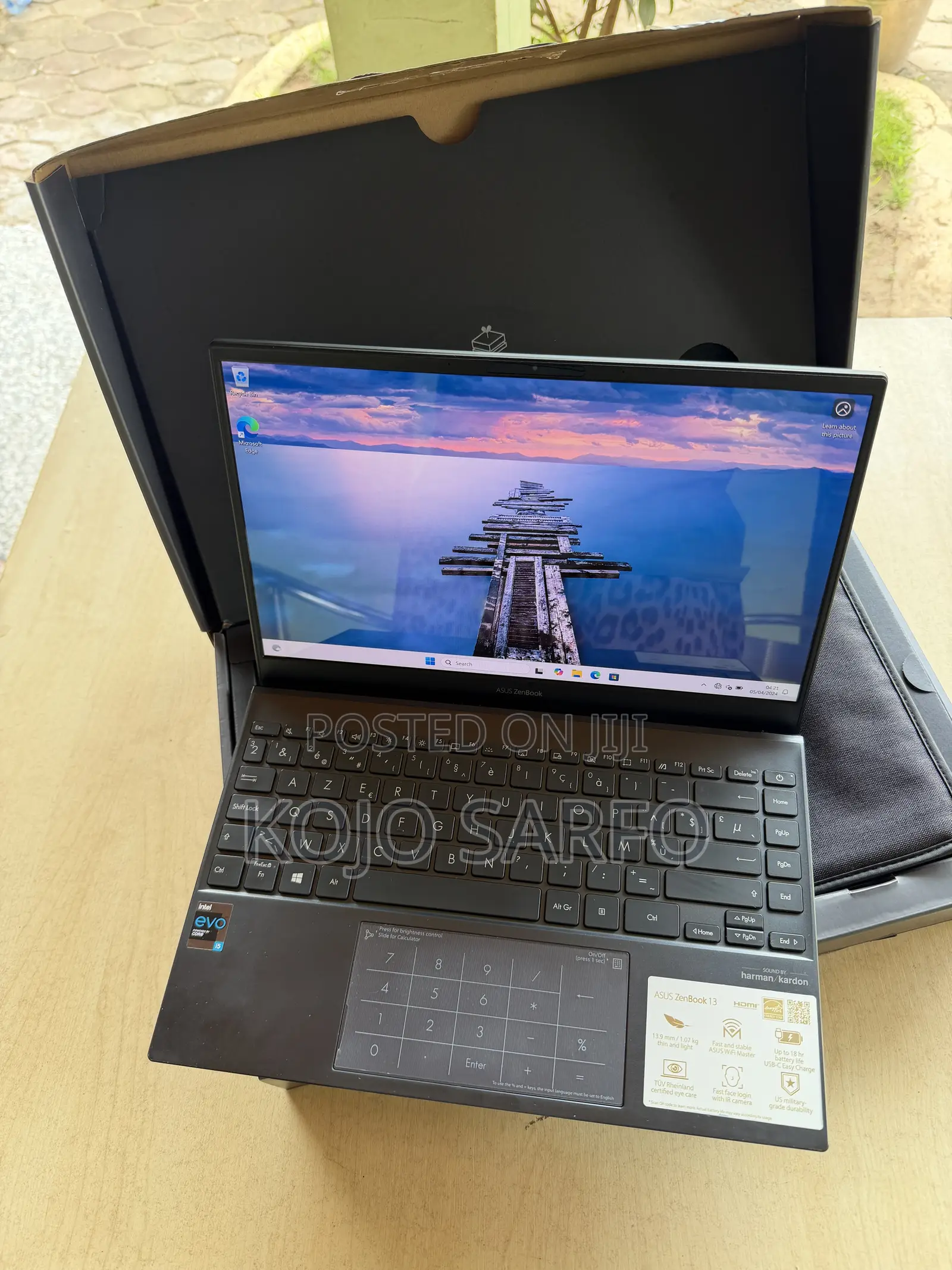 Laptop Asus ZenBook UX32A 8GB Intel Core i5 SSD 512GB
