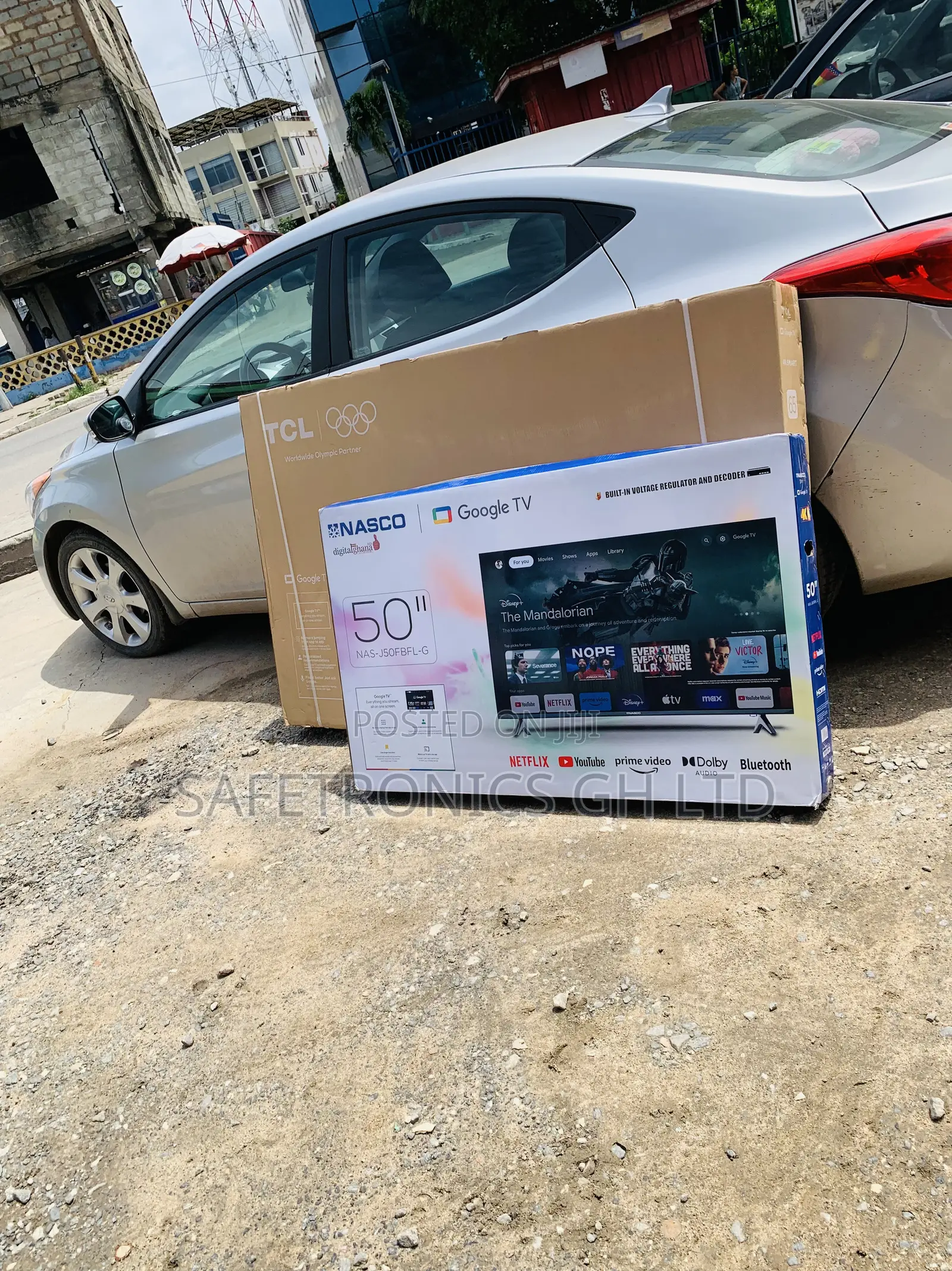 Authentic New Nasco 50" Uhd Smart Led Tv