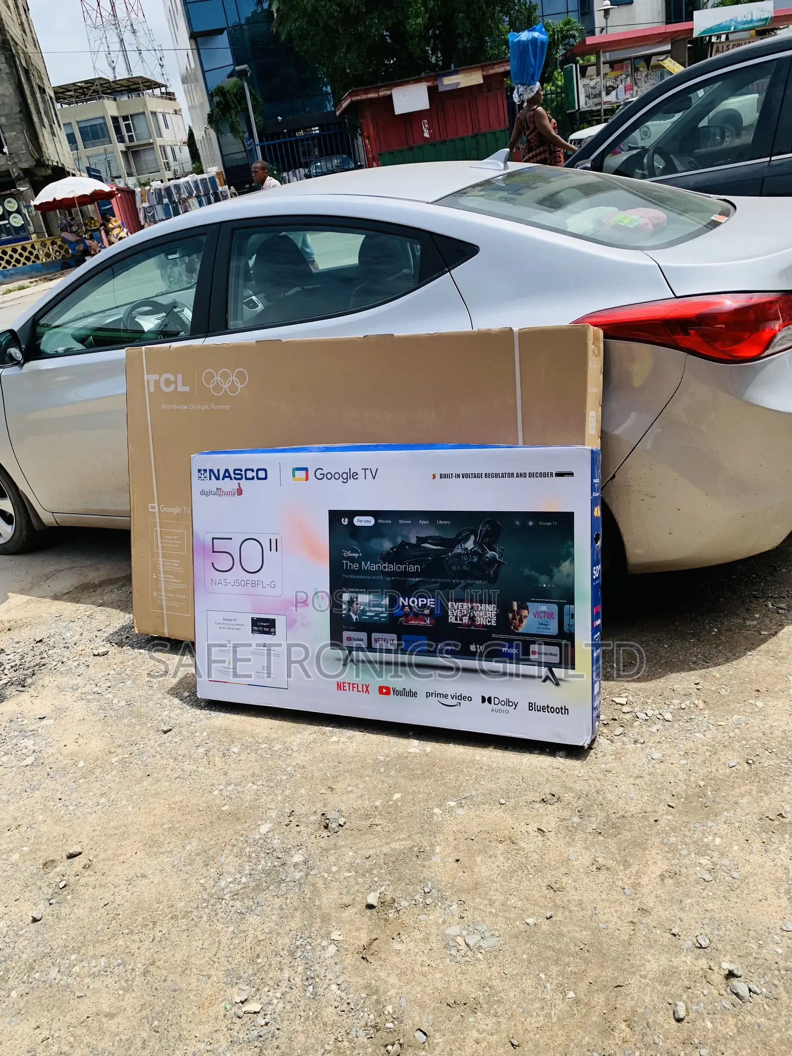 Premium Sleek Nasco 50" Uhd Smart Led Tv