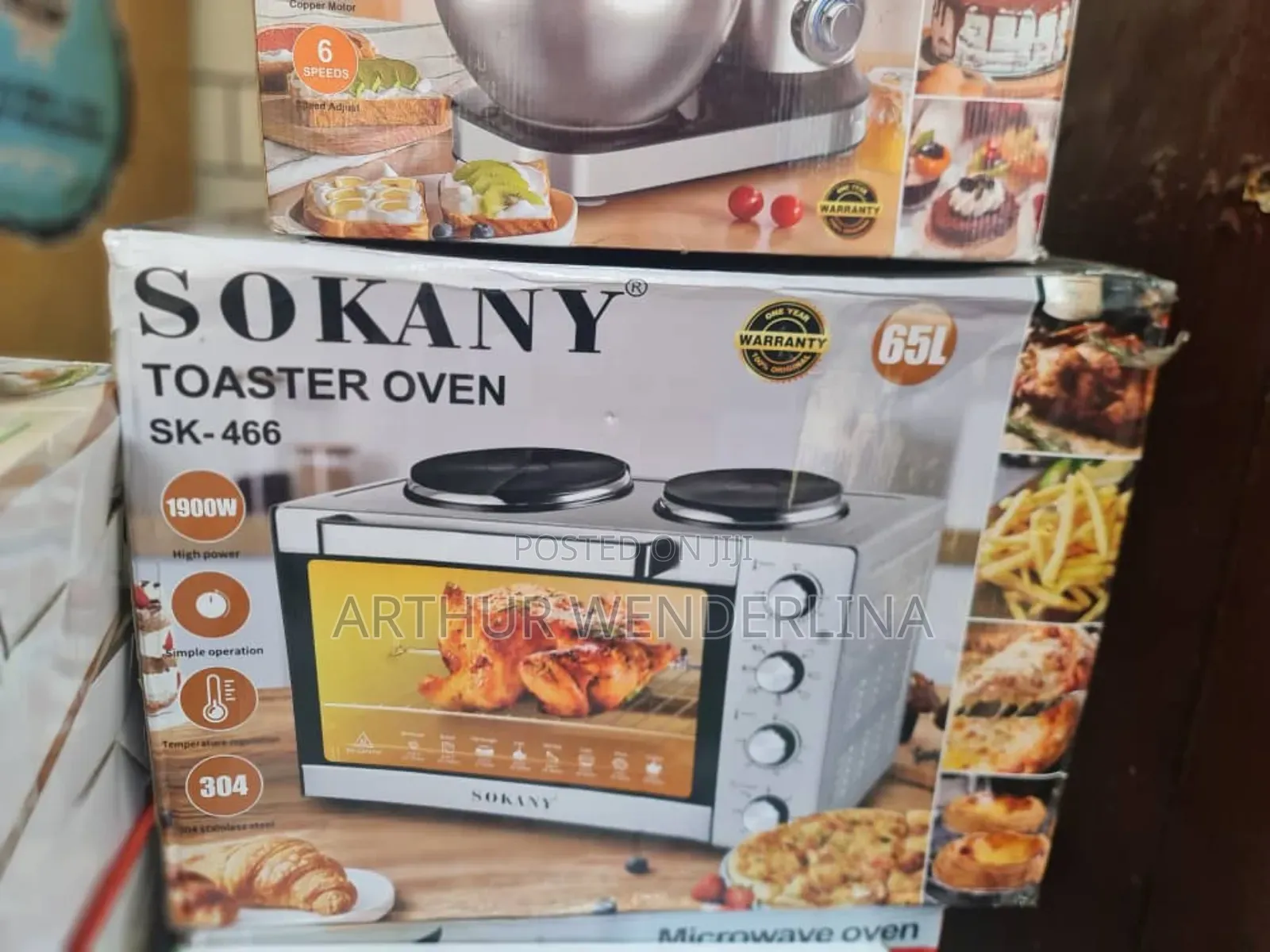 65liters Two-in-One Electric Oven User Manual