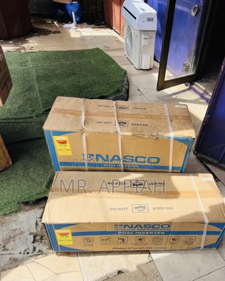 Elegant White Nasco 2.5hp R410 Gas Dual Inverter Ac 