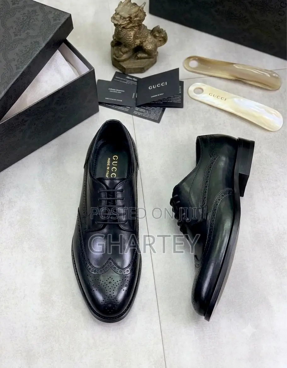 Gucci Lace Up Men Formal Shoes - Available in Brown Black
