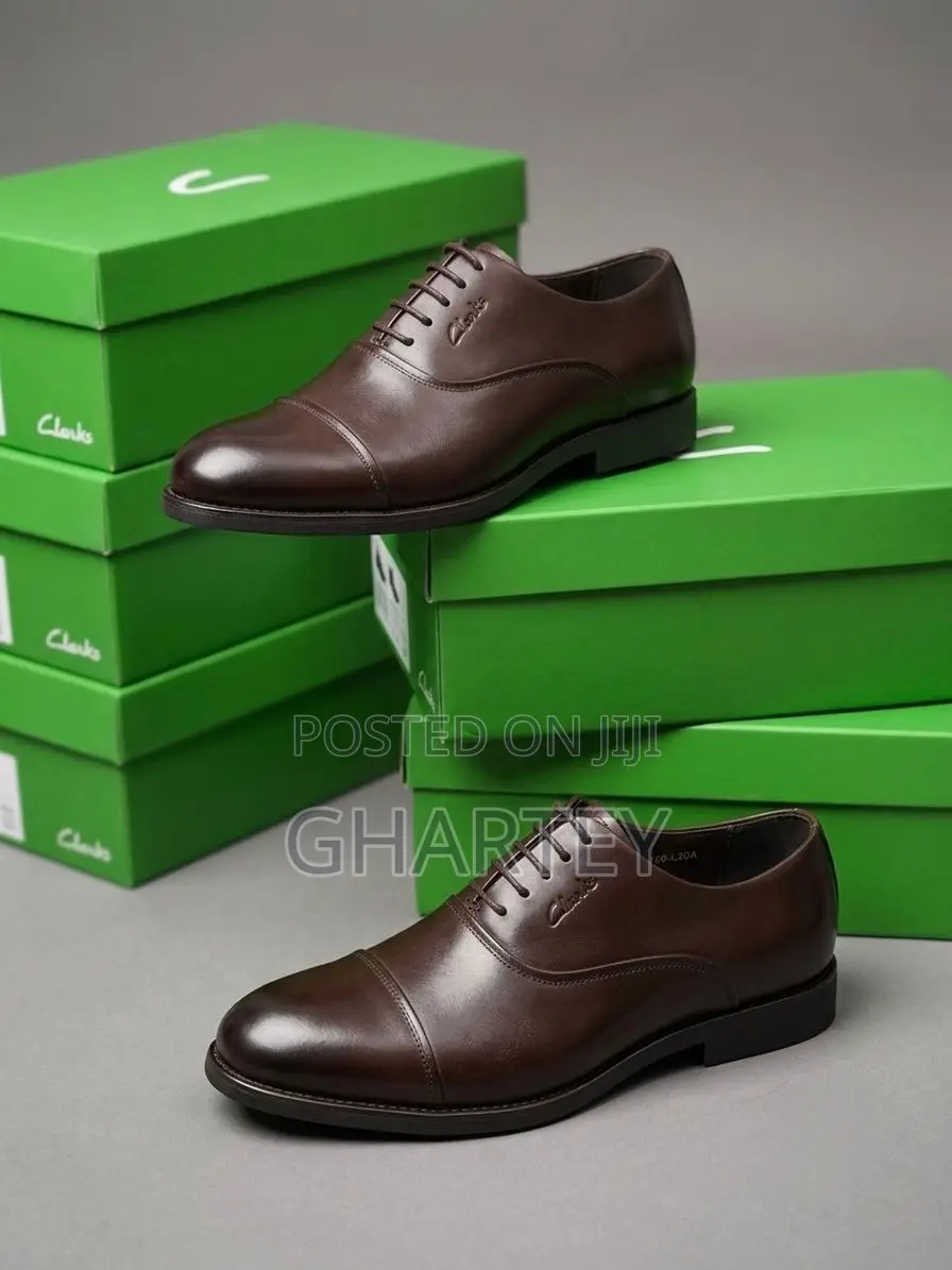 Clarks Lace Up Formal Mens Shoes - Black Coffee