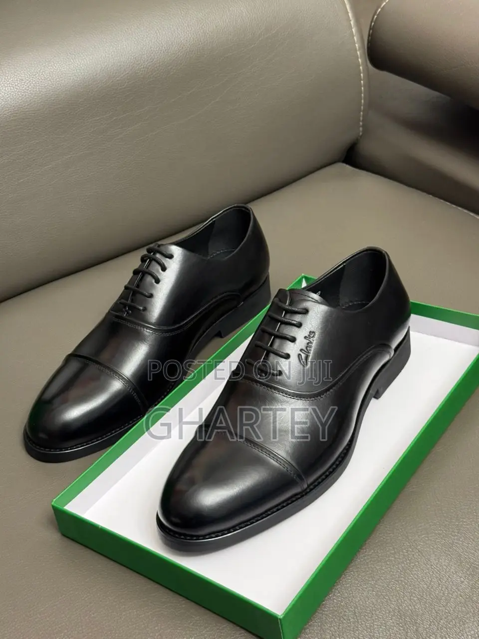 Clarks Lace Up Formal Mens Shoes - Black Coffee