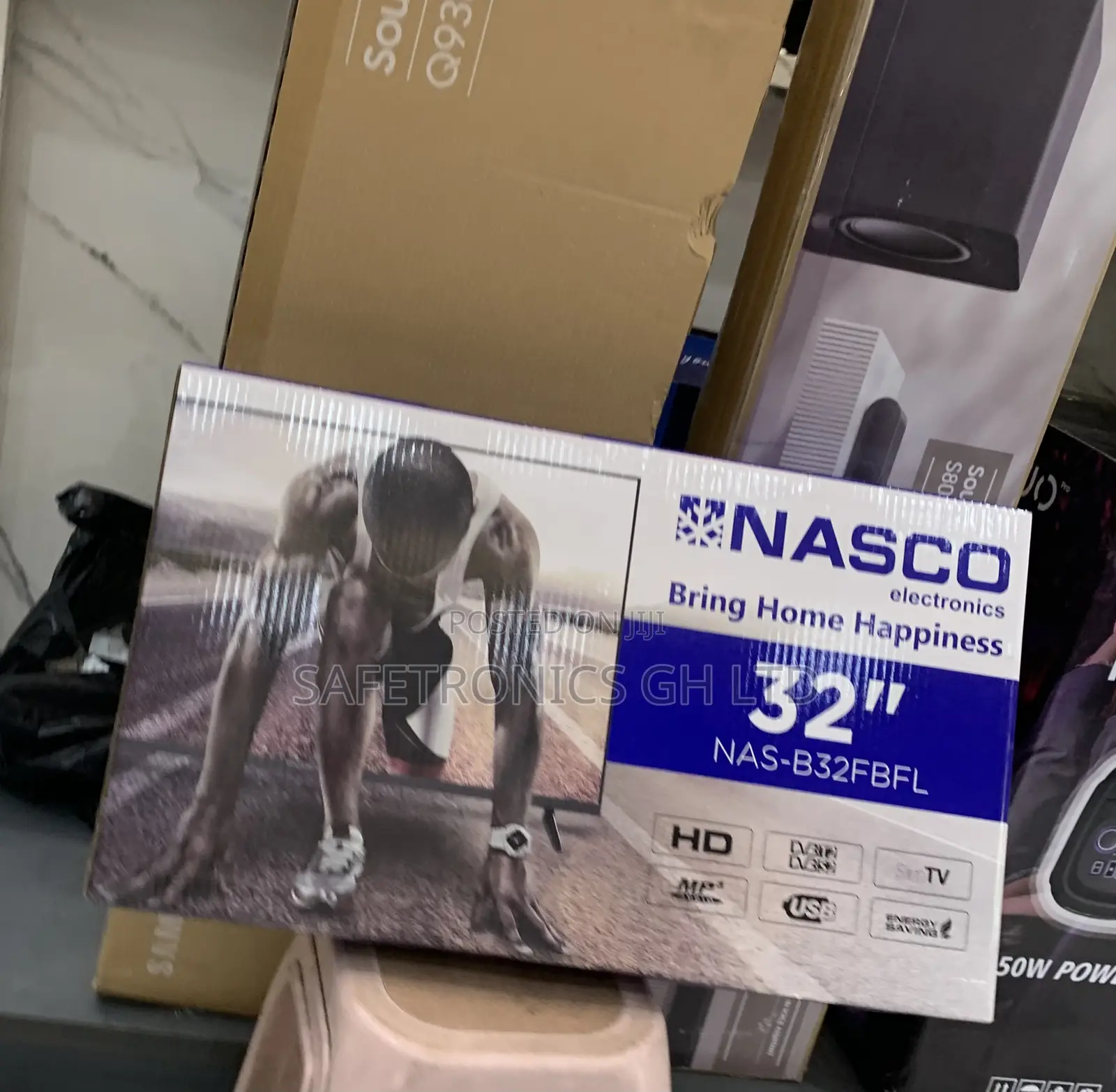 Ultra Sleek Nasco 32 Led Digital Satellite Television