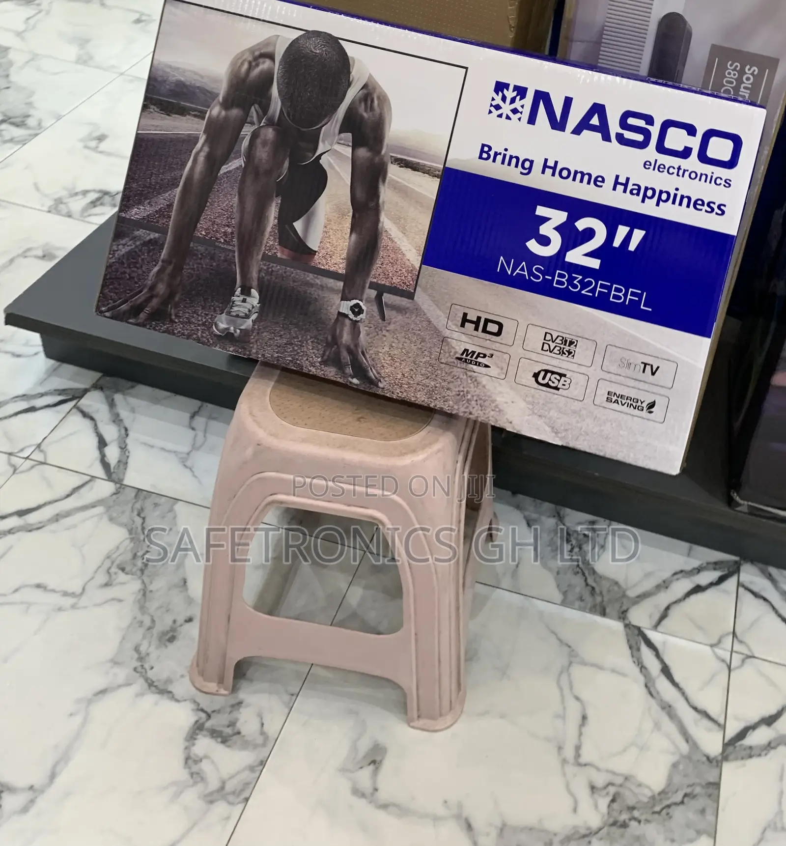 Ultra Sleek Nasco 32 Led Digital Satellite Television