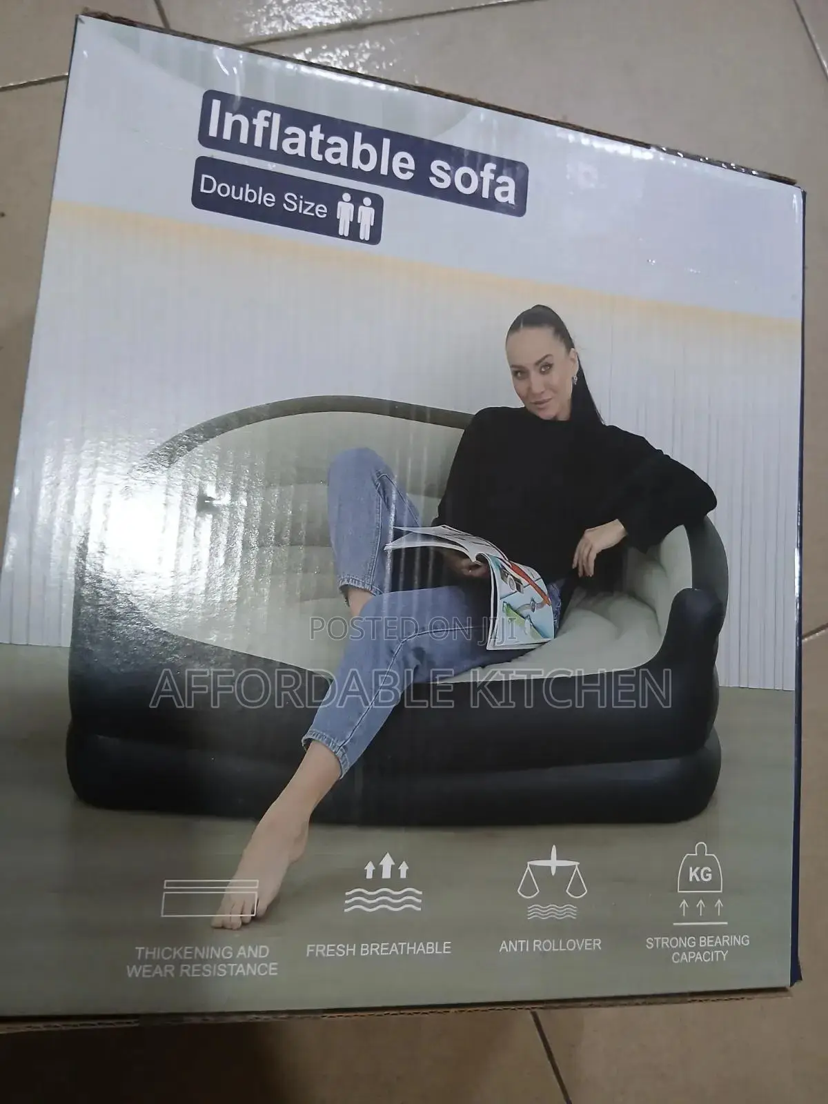 Inflatable Two Seater With Pump