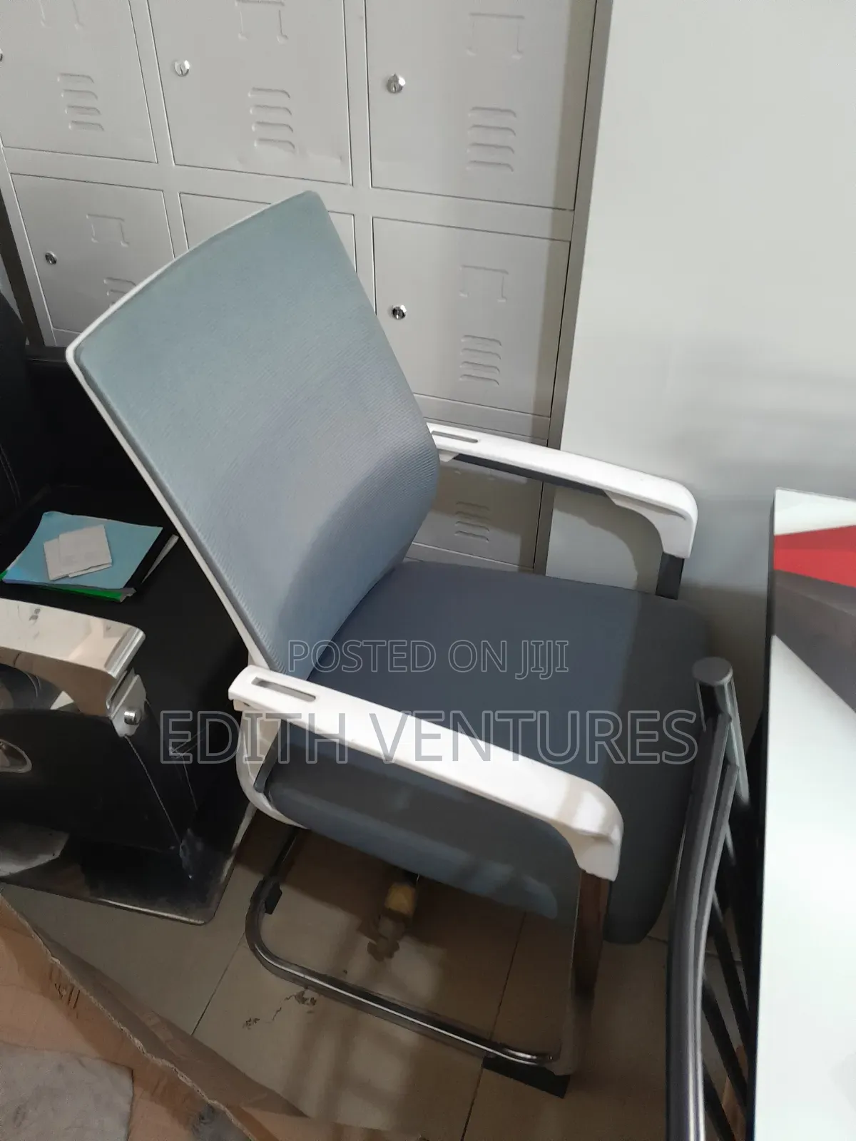 White Visitor's Chair