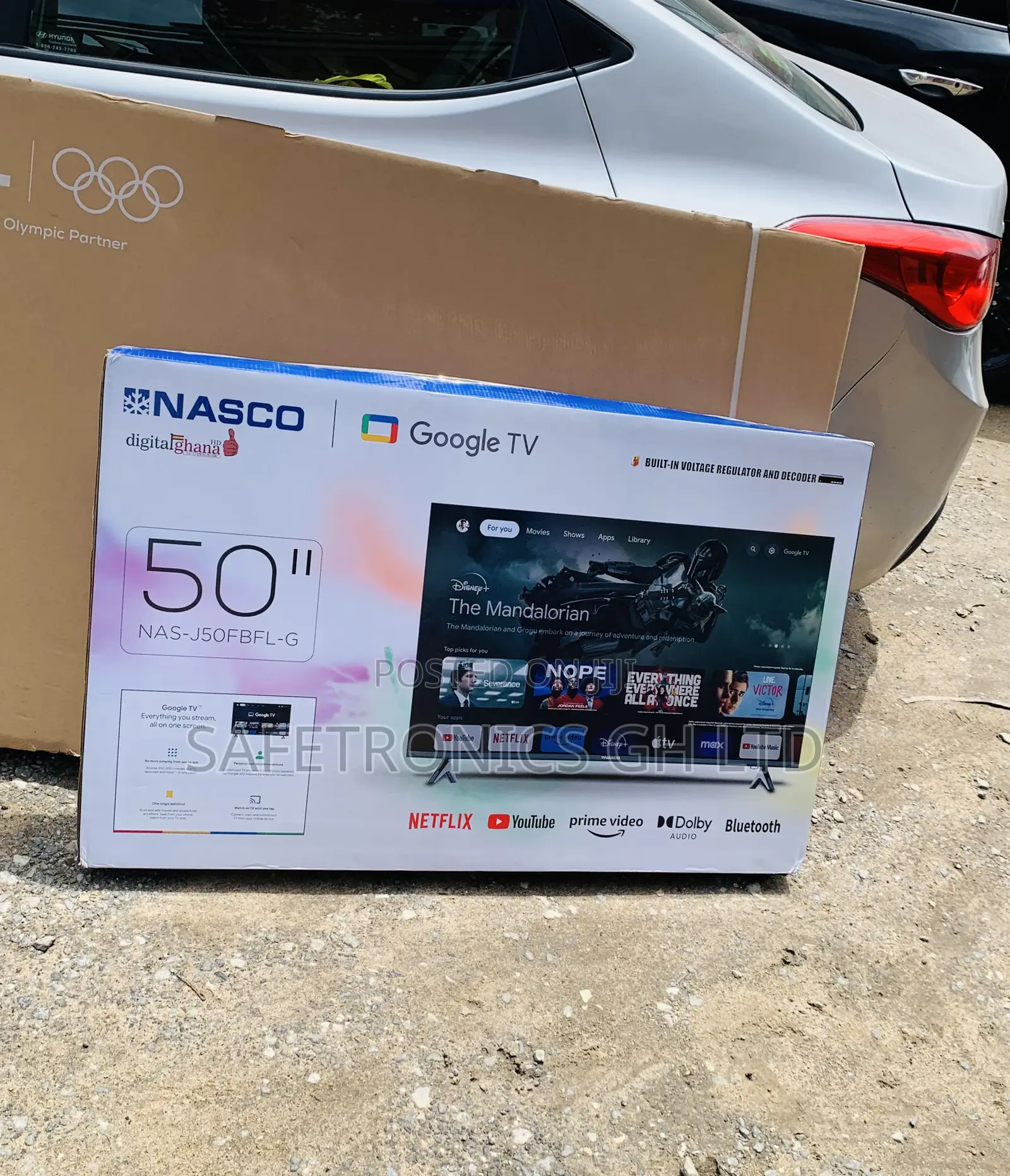 Ultra Modern Nasco 50”Uhd Smart Flat Television
