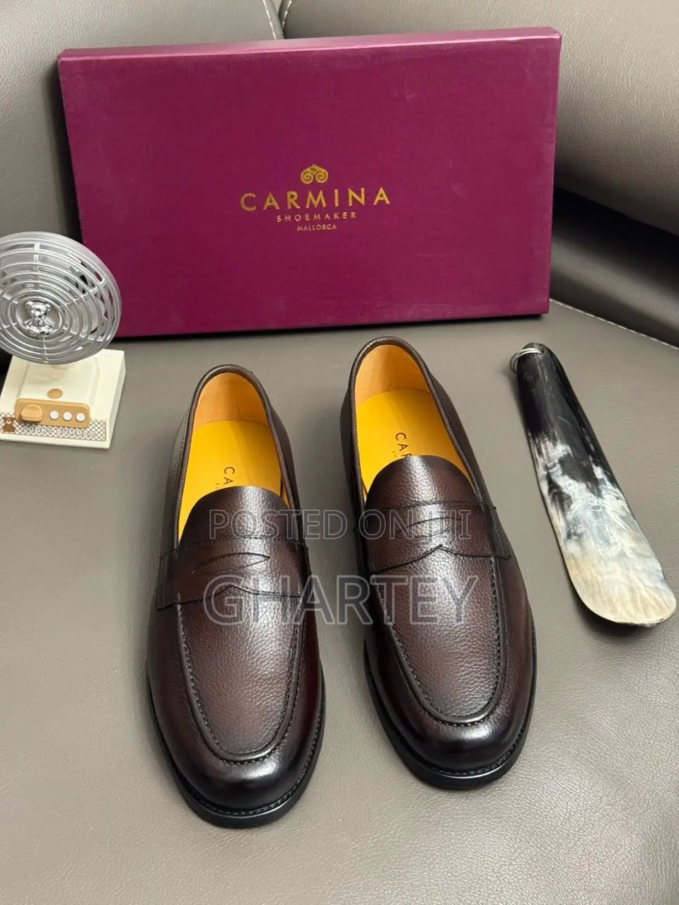 Executive Quality Leather Shoes, Rough Skin Available in Brown Black