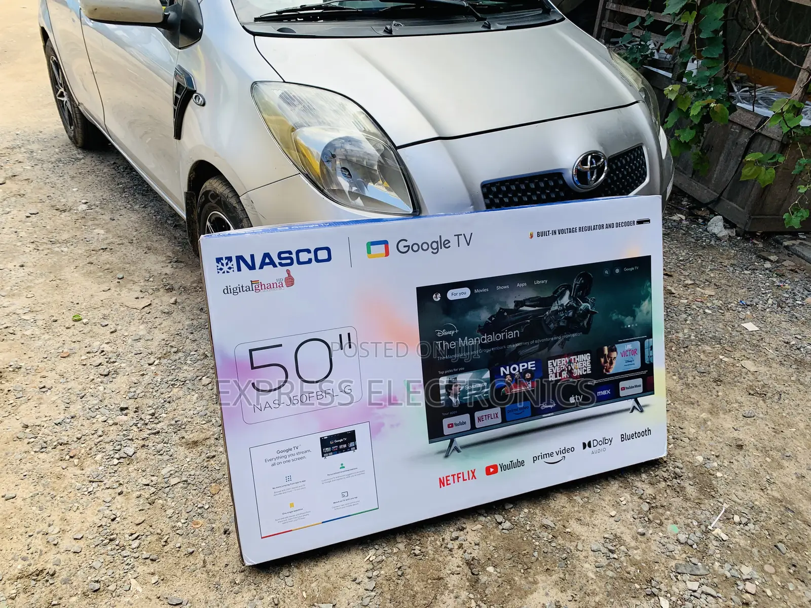 Call and Order Nasco 50”Uhd Smart Flat Vidaa-Nas-H50fs-Vid Television