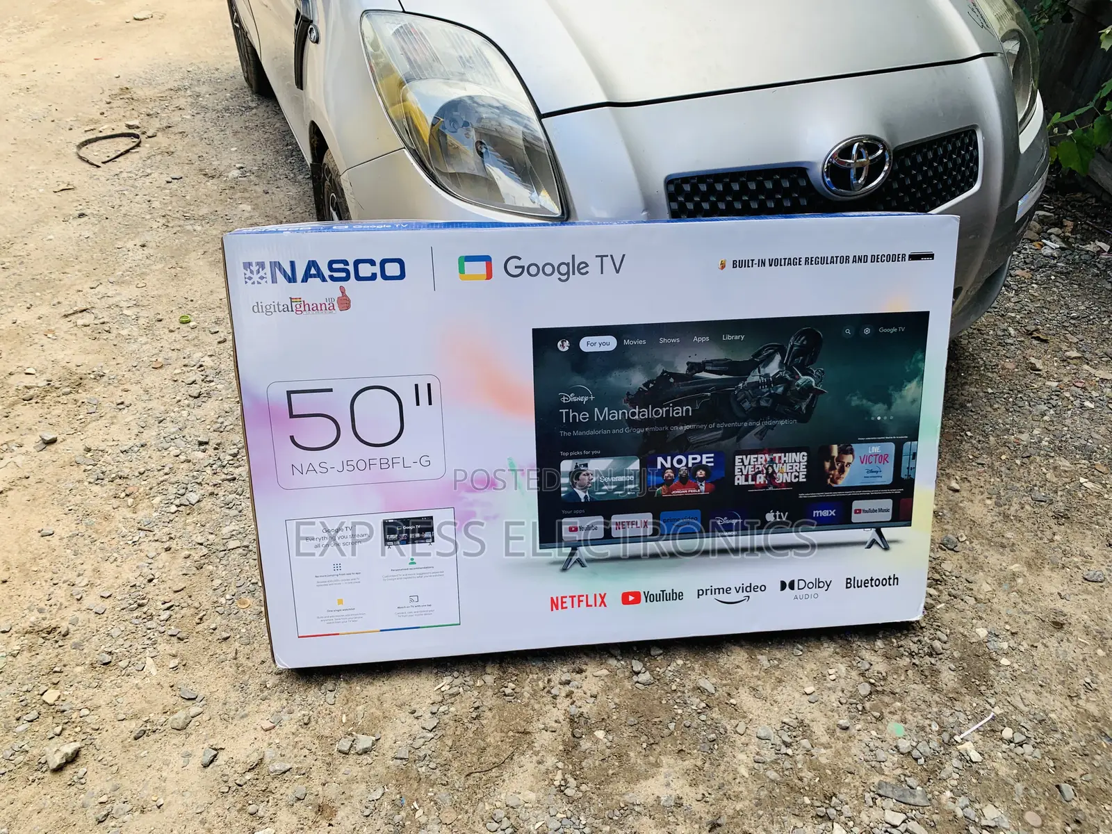 Ultra Modern Sleek Nasco 50”Uhd Smart Flat Vidaa-Nas-H50fs-Vid Tv
