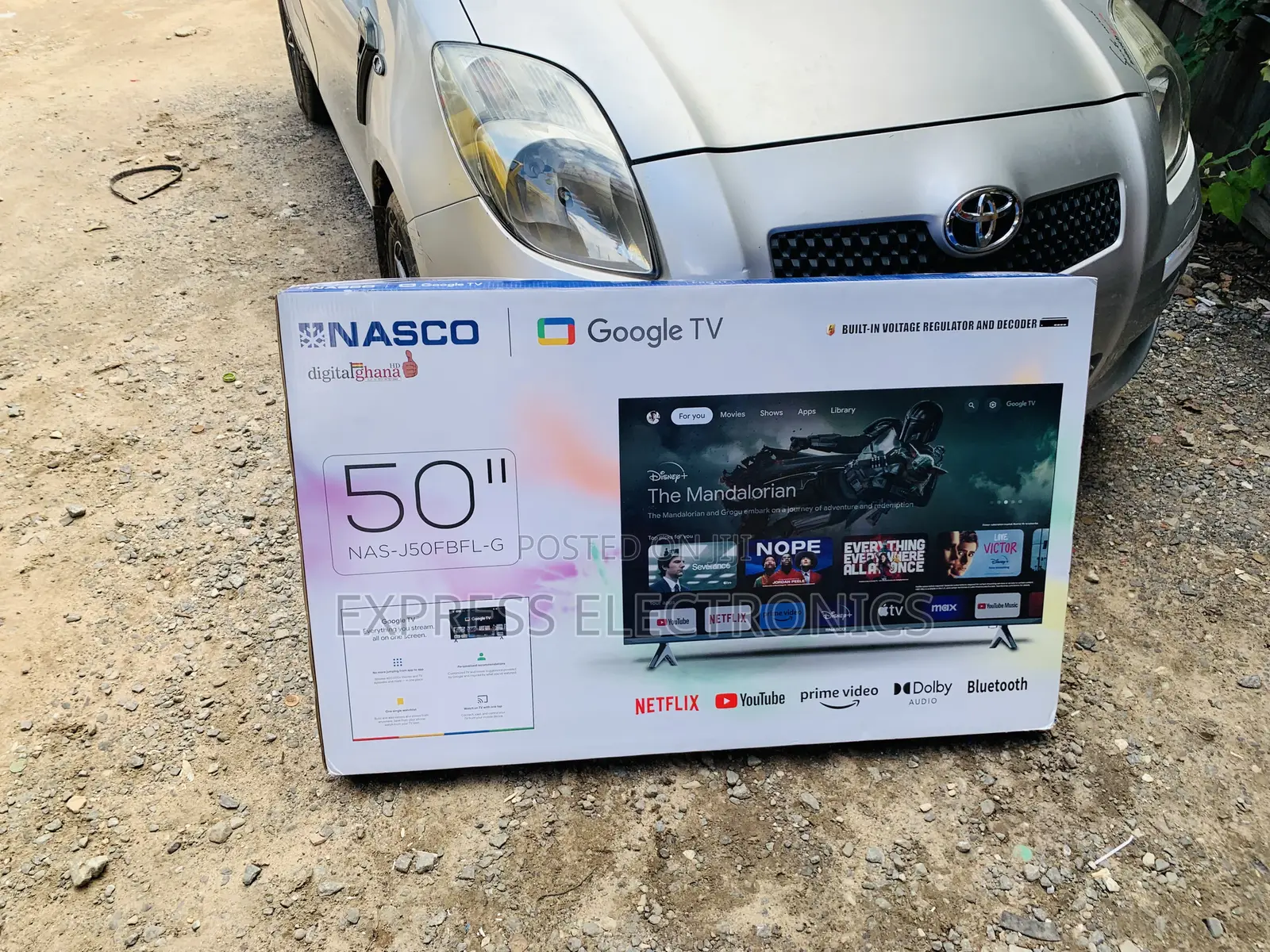 Ultra Modern Sleek Nasco 50”Uhd Smart Flat Vidaa-Nas-H50fs-Vid Tv