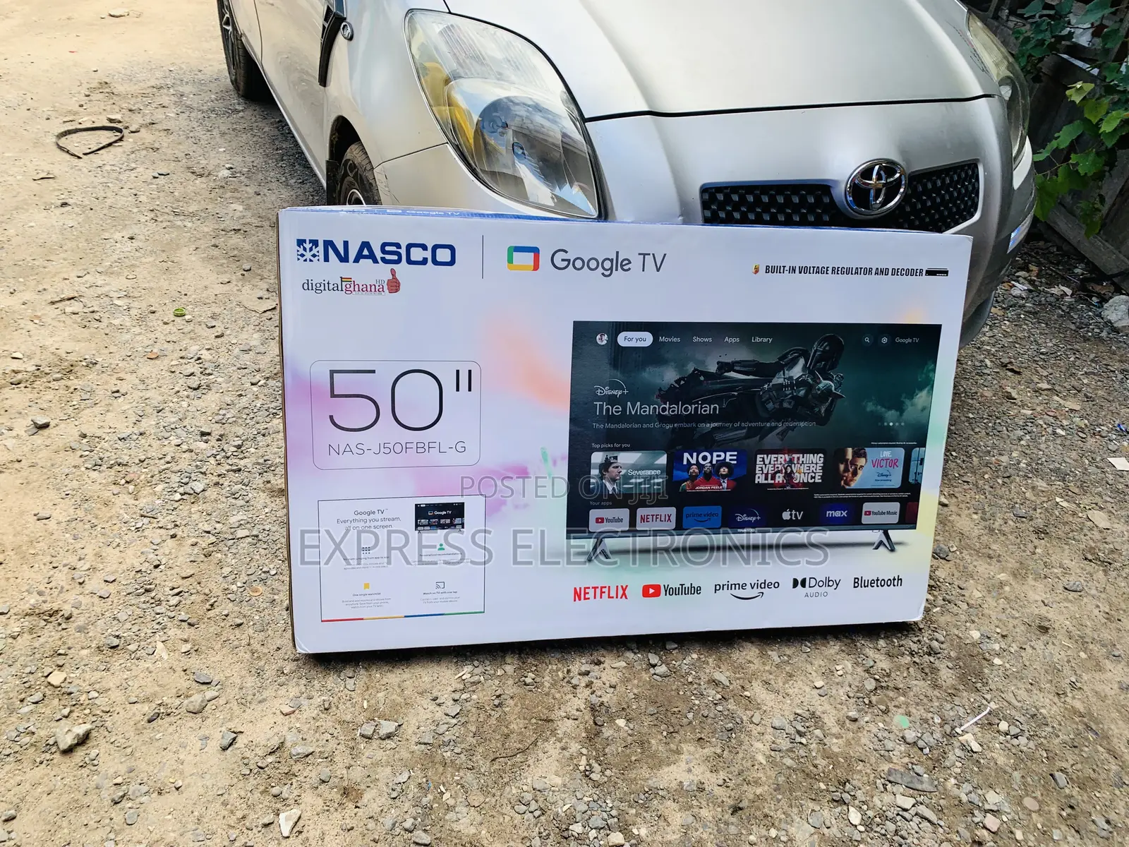 Highly Recommended Nasco 50”Uhd Smart Flat Vidaa-Nas-H50fs-Vid Tv