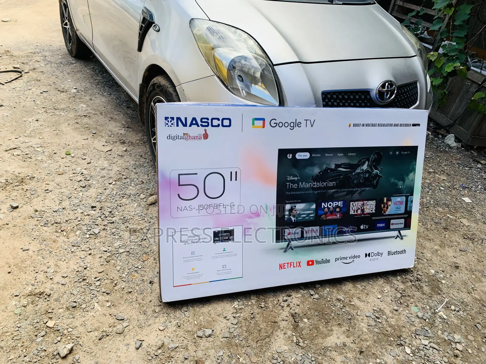 Highly Recommended Nasco 50”Uhd Smart Flat Vidaa-Nas-H50fs-Vid Tv