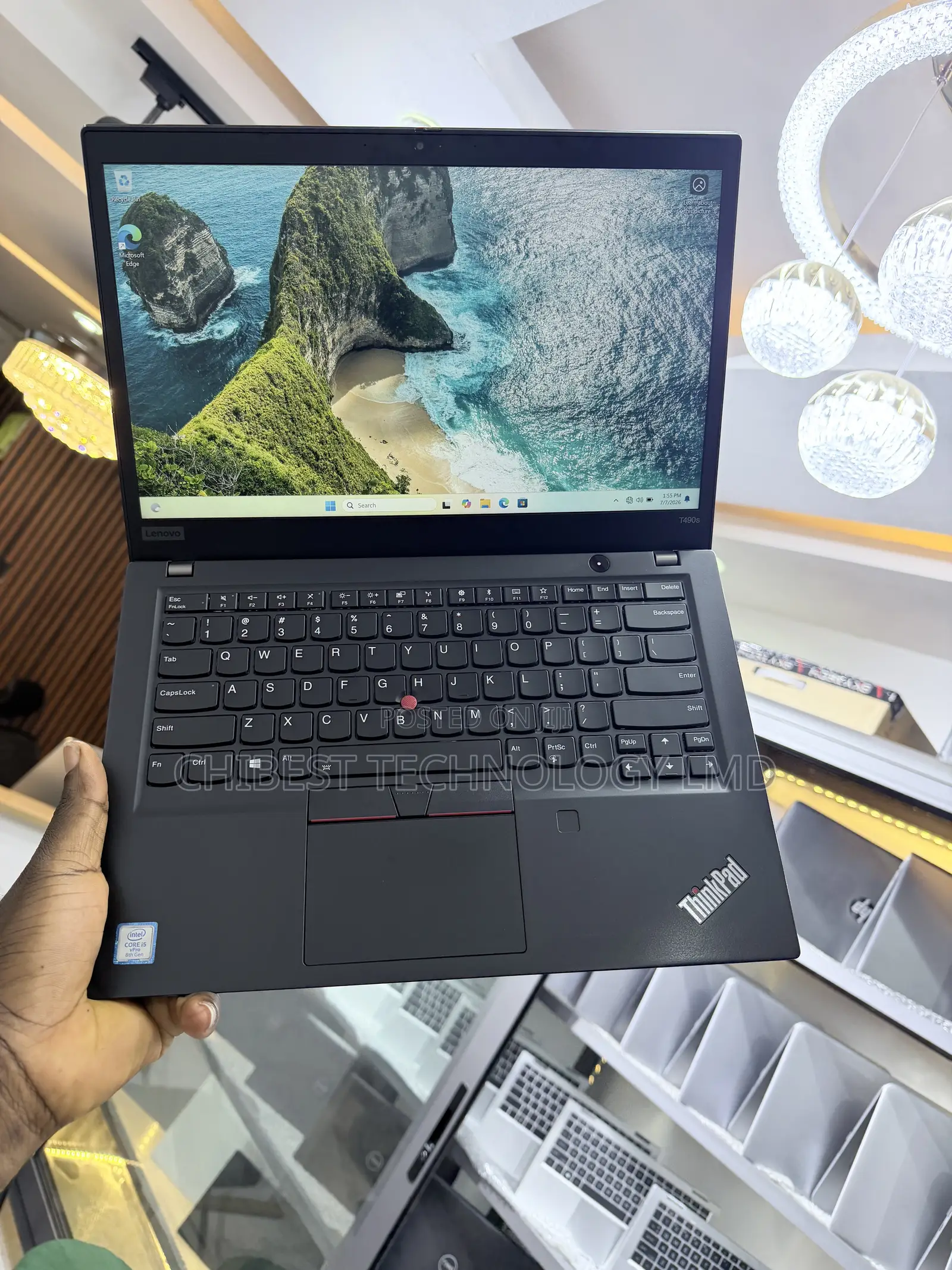 Laptop Lenovo ThinkPad T490s 8GB Intel Core i5 SSD 256GB