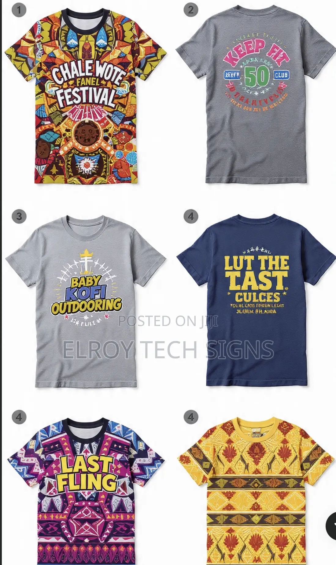 T-Shirt Printing in Accra the Best Affordable Price