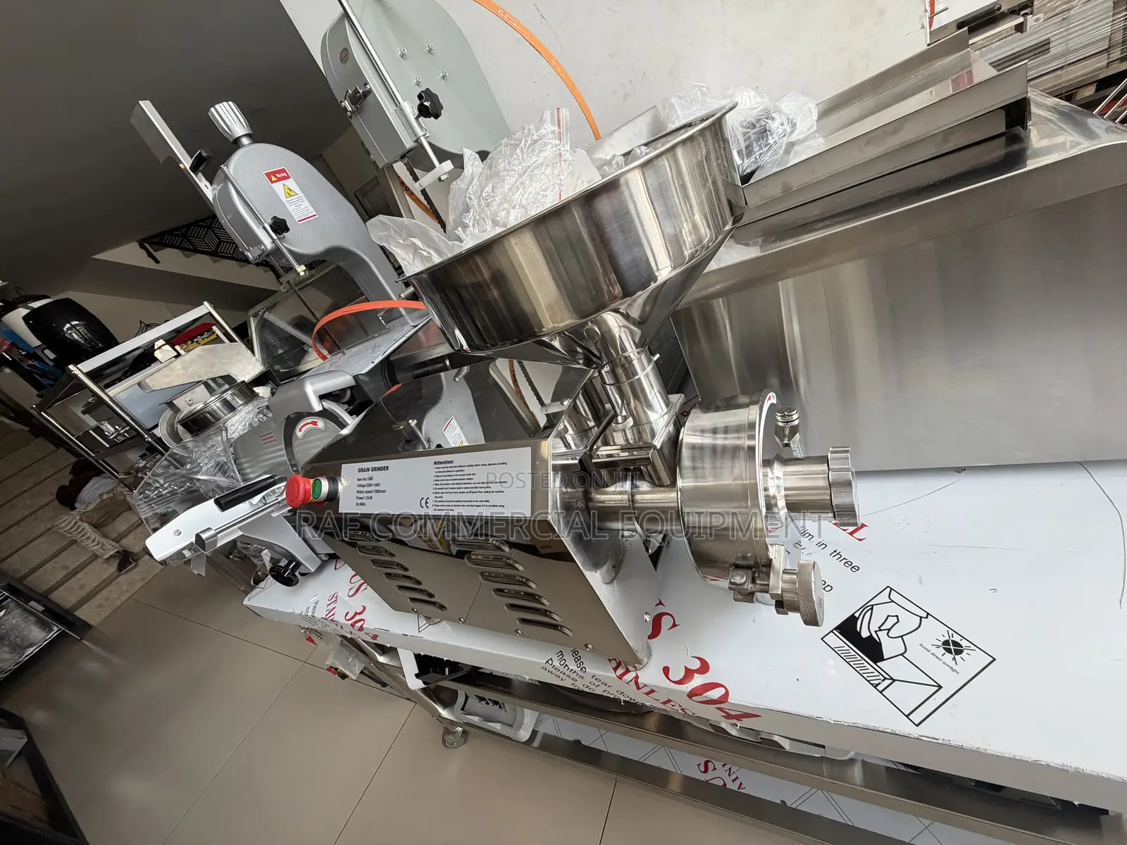 Commercial Stainless Steel Grinding Mill 30kg