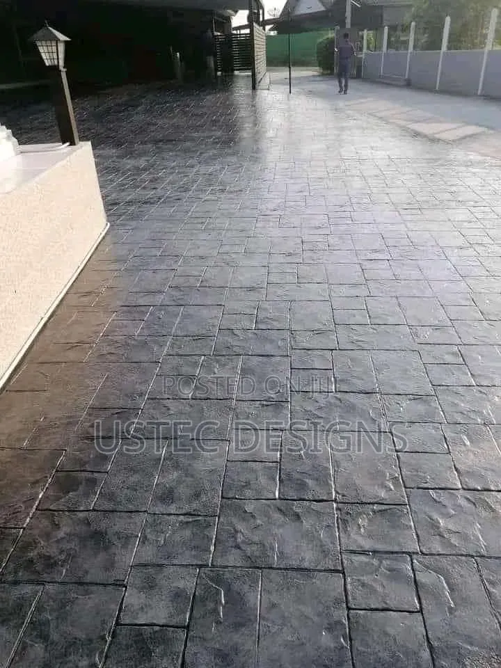 Modern Concrete Stamp Floors