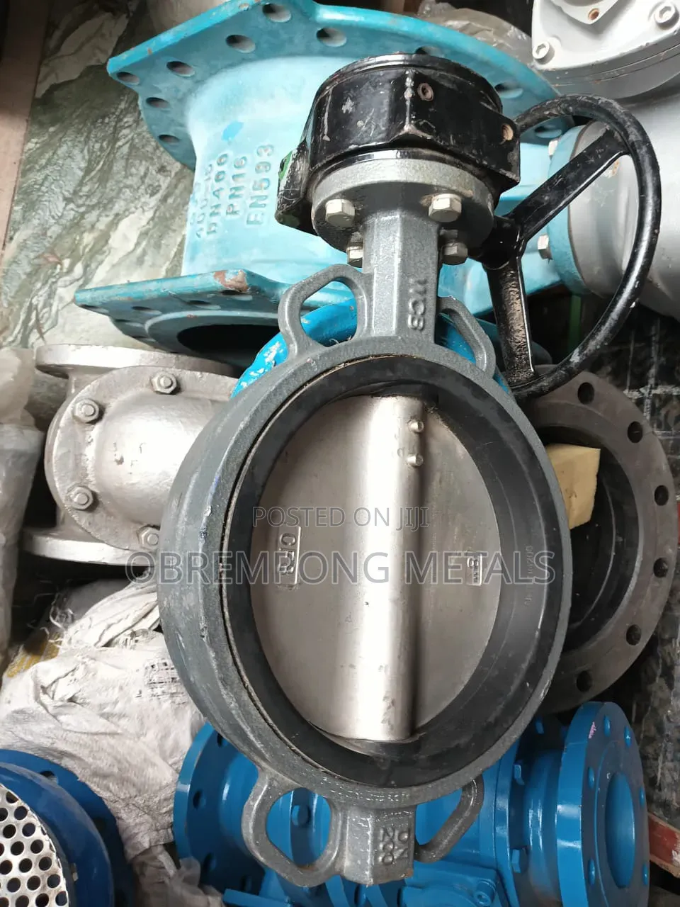 8" Butterfly Valve Stainless Tong Gear Type