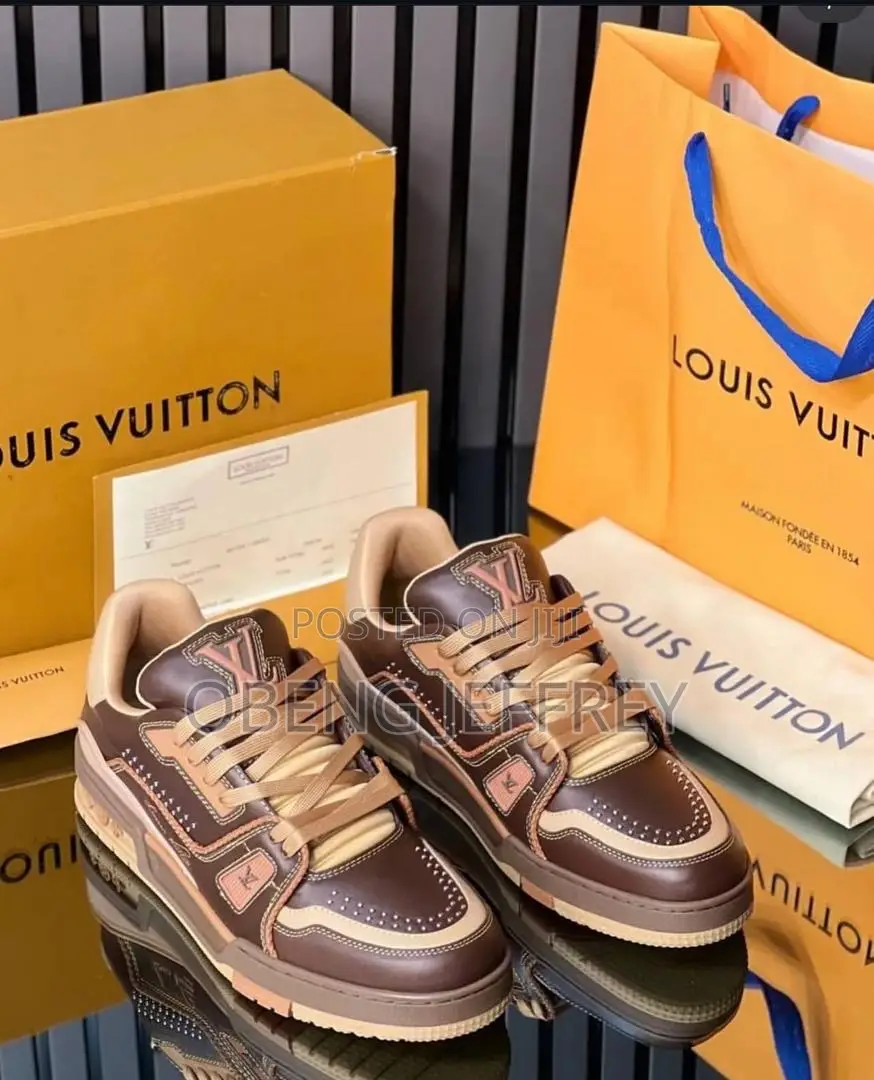 Original Louis Vuitton Trainer Marron Brown