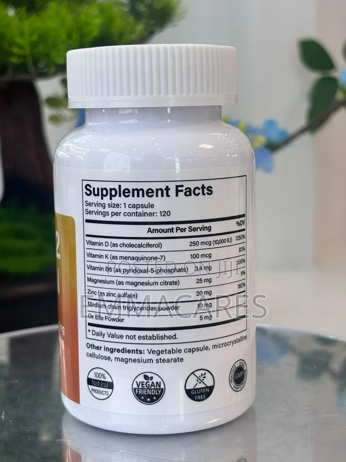 Vitamin D3 10,000iu 100mcg as Mk-7