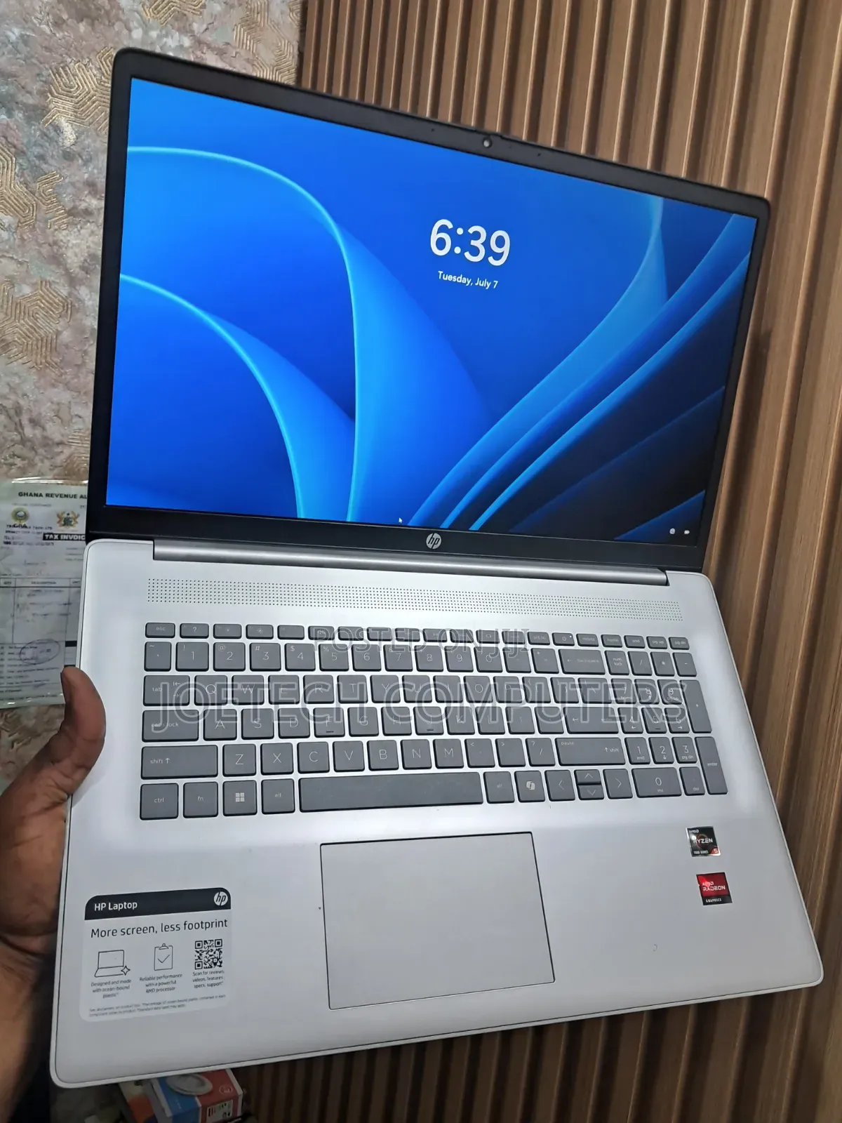 Laptop HP 15 8GB AMD Ryzen 5 SSD 512GB
