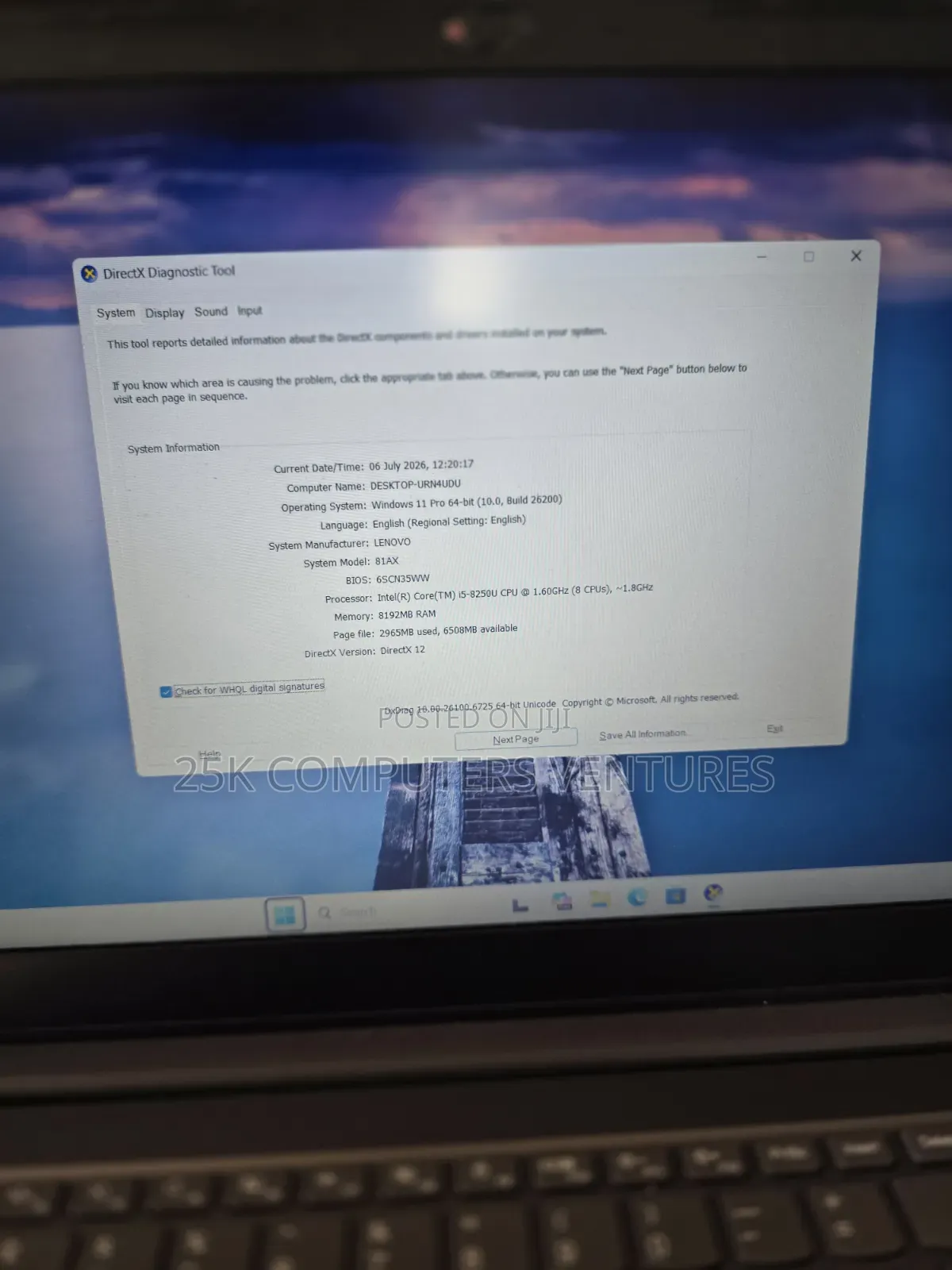 Laptop Lenovo V330 8GB Intel Core i5 SSD 256GB