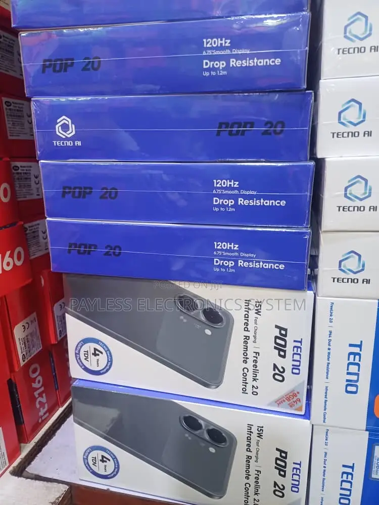 New Tecno Pop 20 128 GB Black