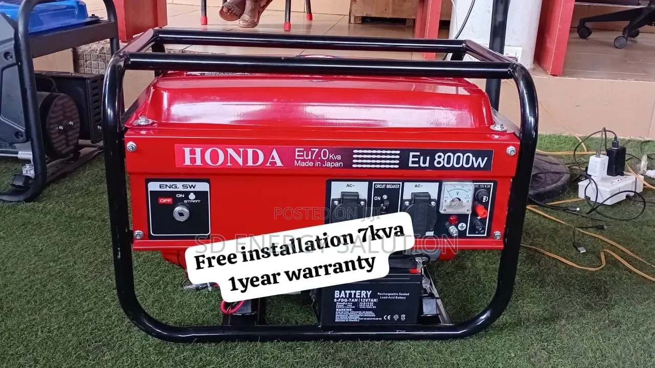 Honda 7kva Power Generator – Perfect for Home, Office Shops 7kva