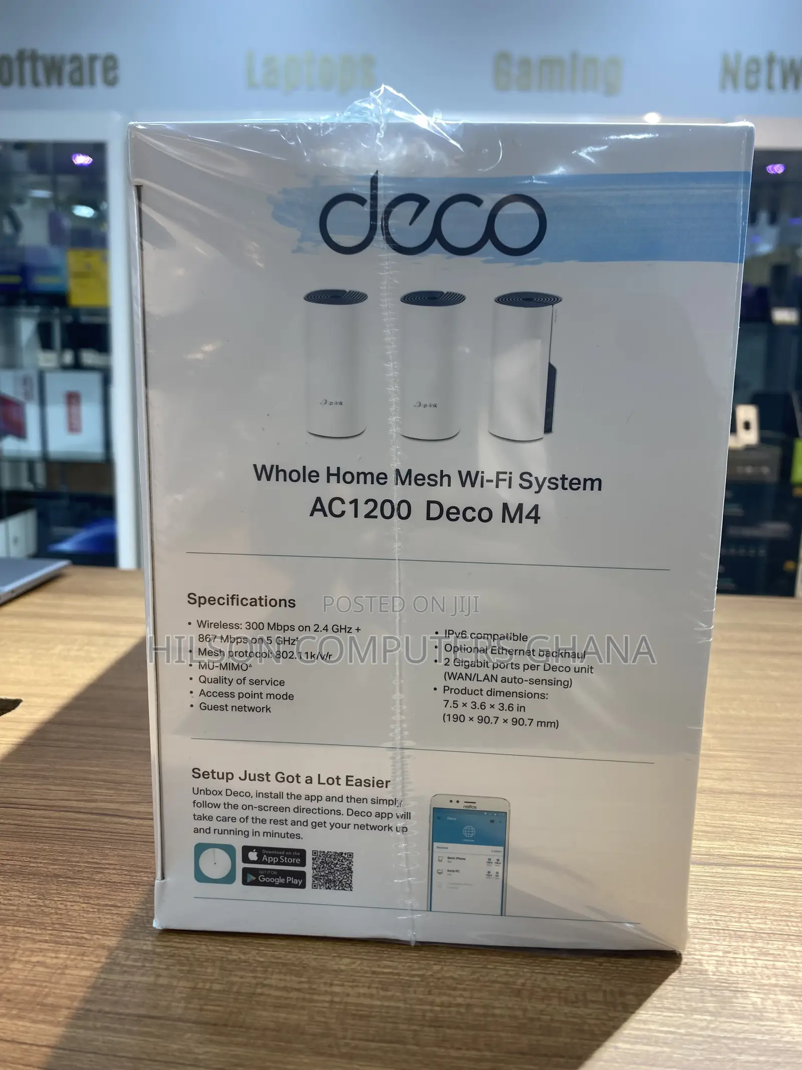 Tp-Link Deco M4 Ac1200 Whole Home Mesh Wifi System