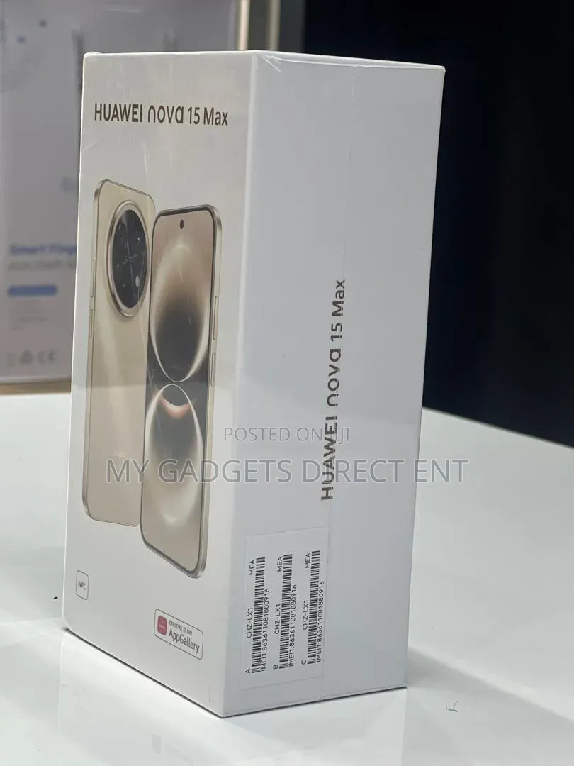 New Huawei nova 15 Max 256 GB Gold