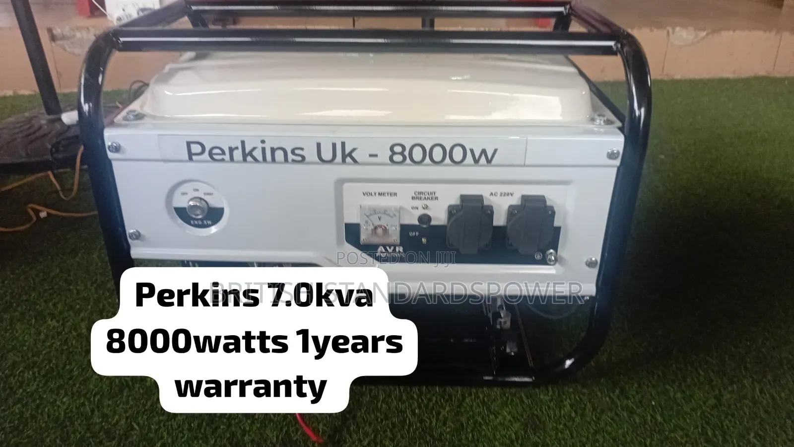 Original Perkins 7kva Heavy-Duty Diesel Generator With Strong Engine